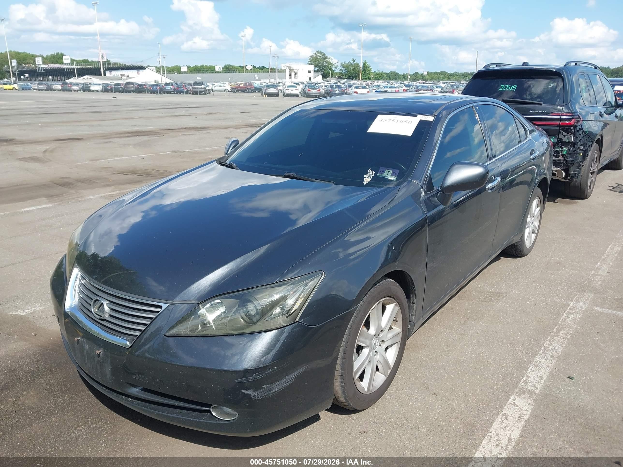 2007 Lexus Es 350   Серый vin: JTHBJ46G972131121