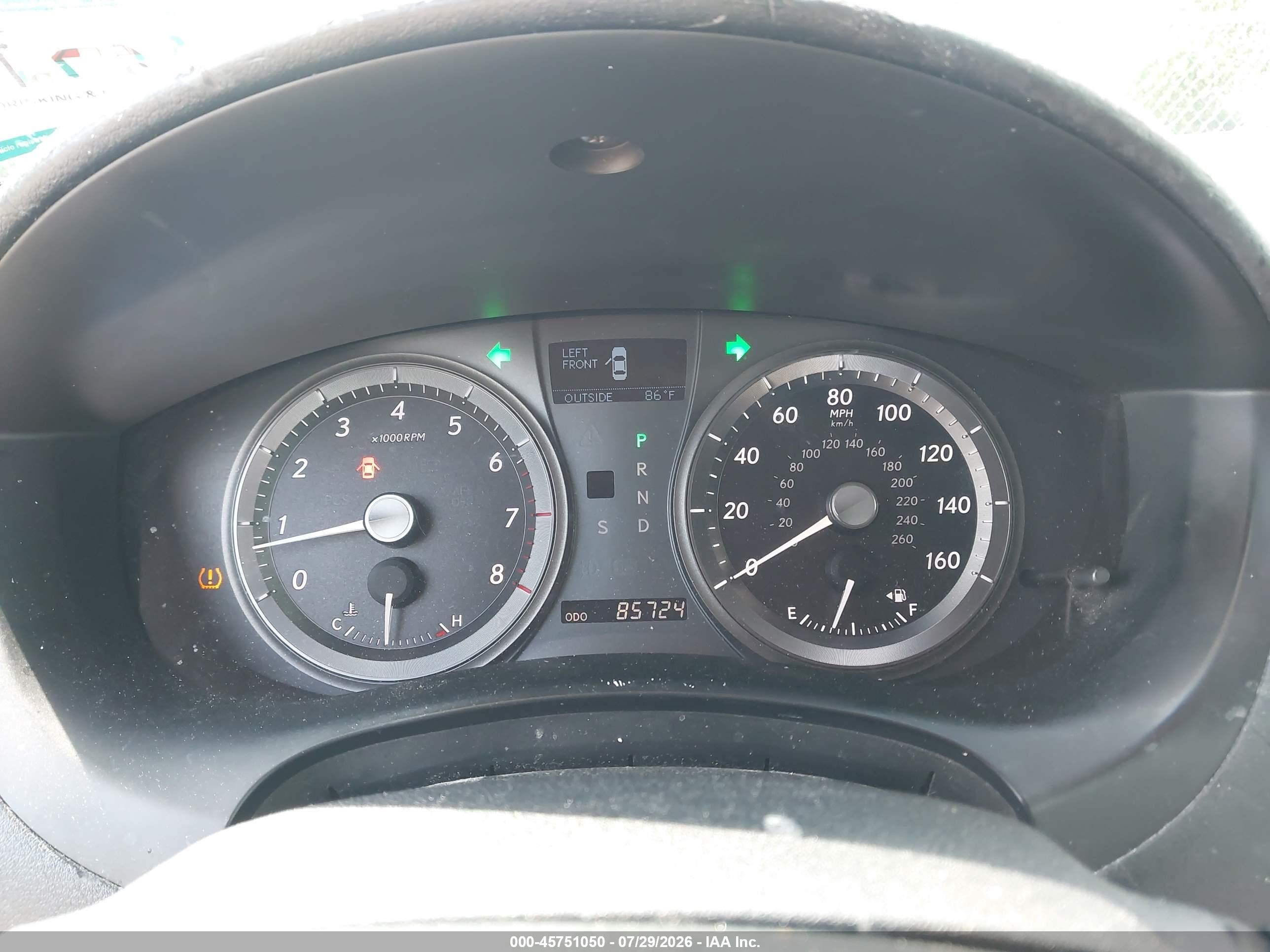 2007 Lexus Es 350   Серый vin: JTHBJ46G972131121