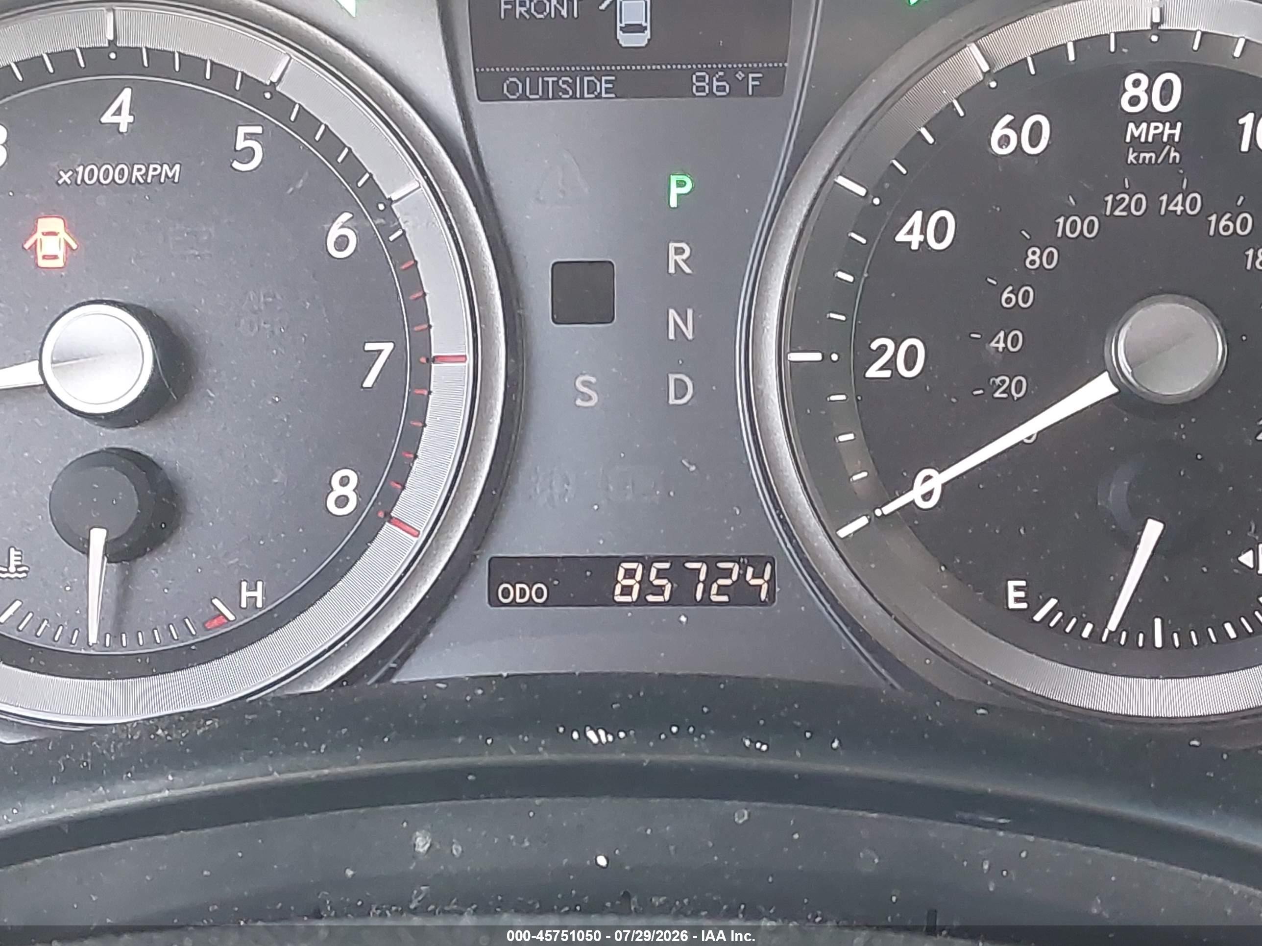 2007 Lexus Es 350   Серый vin: JTHBJ46G972131121