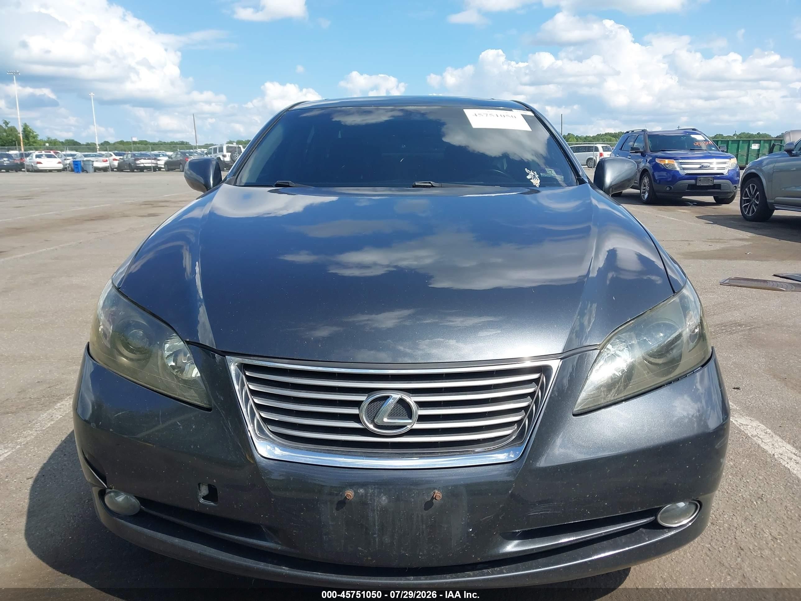2007 Lexus Es 350   Серый vin: JTHBJ46G972131121