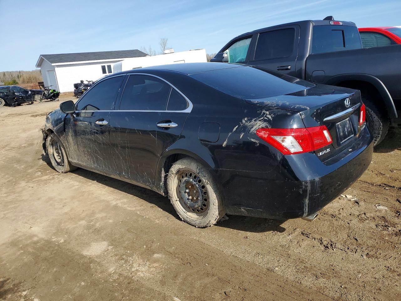 2007 Lexus Es 350 Black vin: JTHBJ46G972131572
