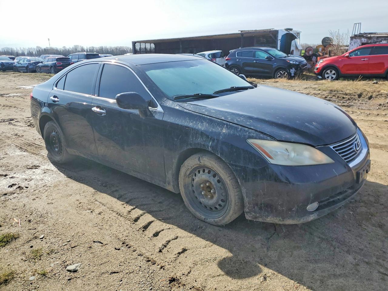 2007 Lexus Es 350 Black vin: JTHBJ46G972131572