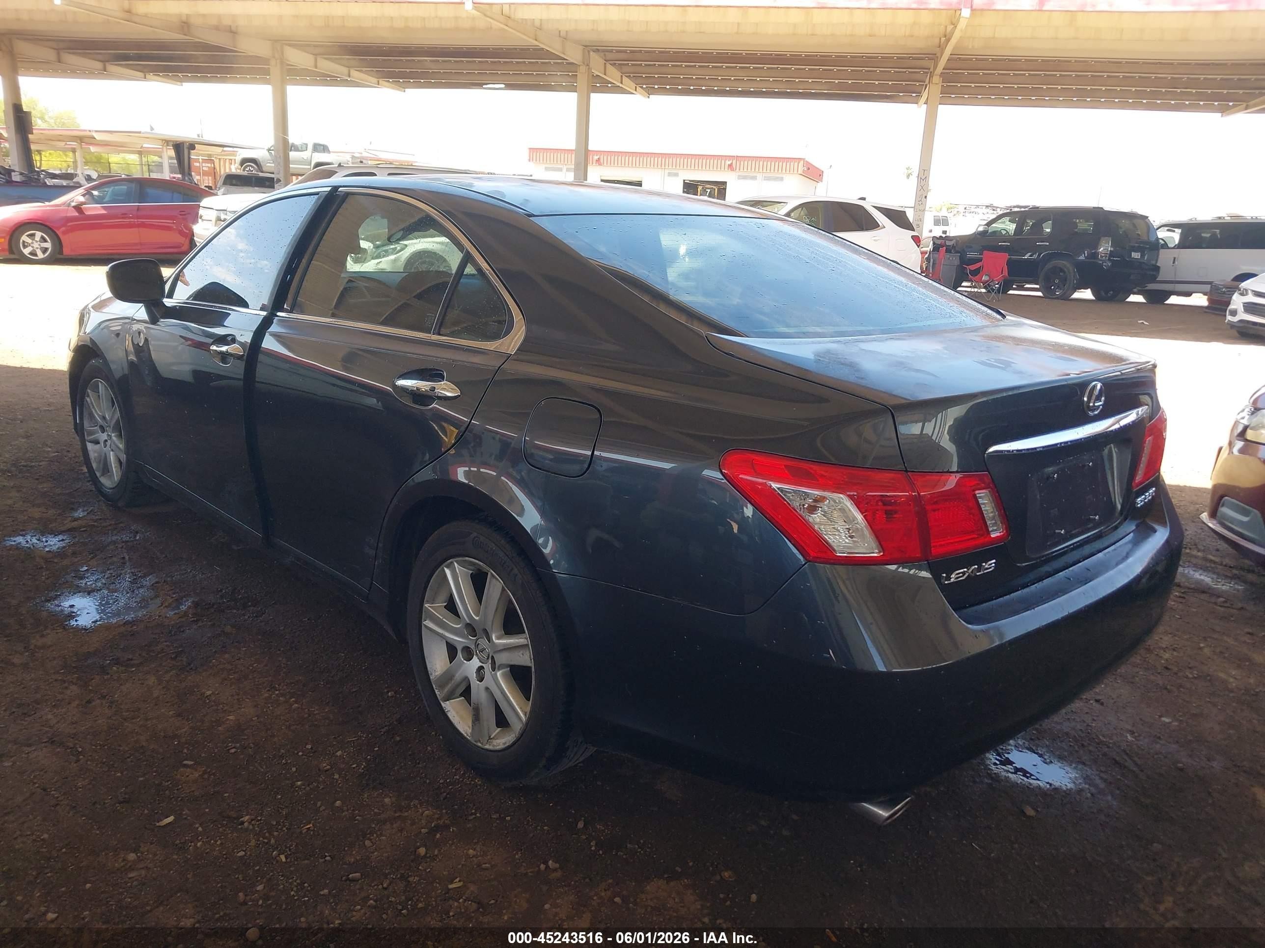2007 Lexus Es 350 Black vin: JTHBJ46G972139879