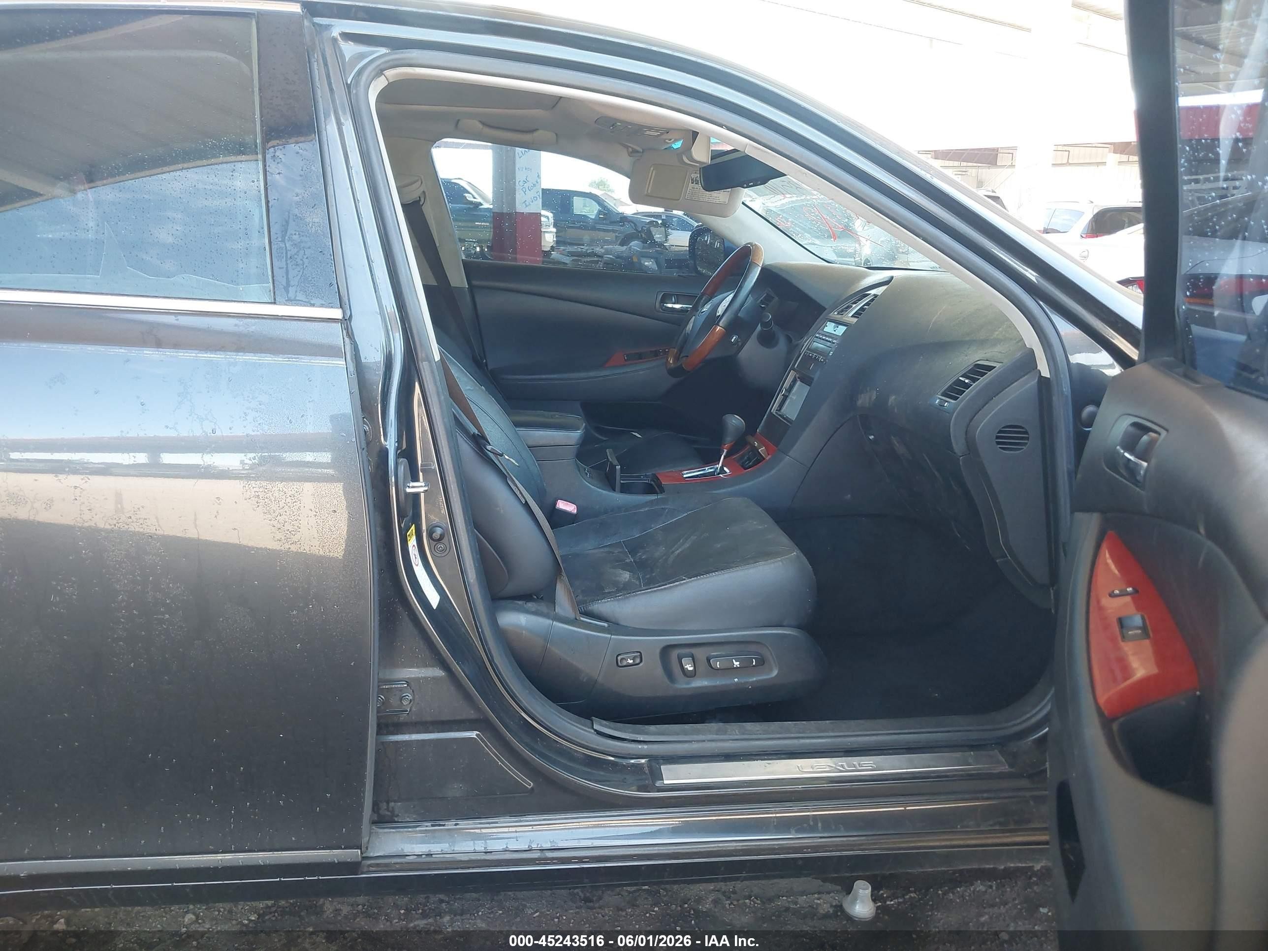 2007 Lexus Es 350 Black vin: JTHBJ46G972139879