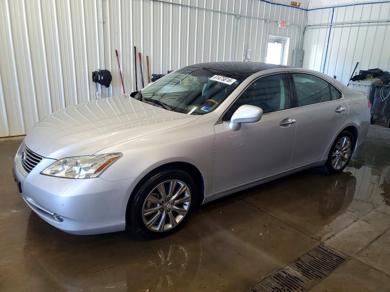 2007 Lexus Es 350 Silver vin: JTHBJ46G972141342