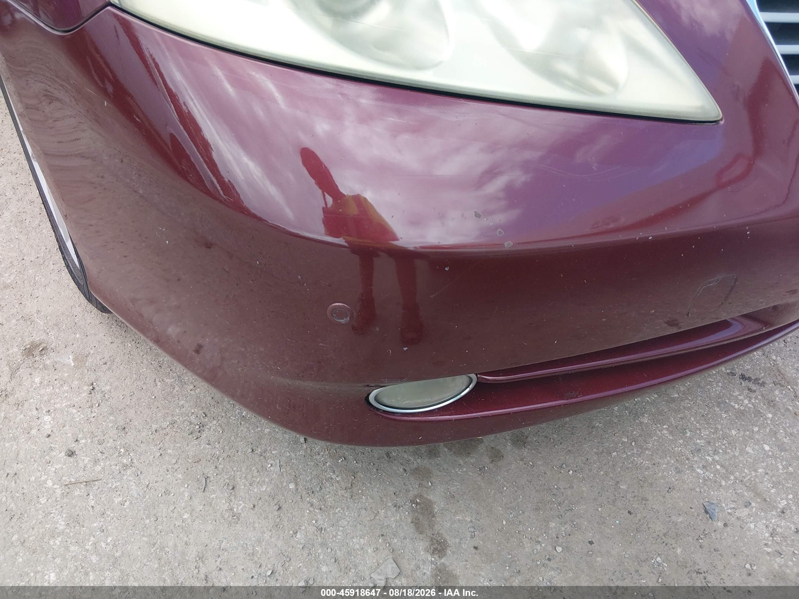 2007 Lexus Es 350 Burgundy vin: JTHBJ46G972145956