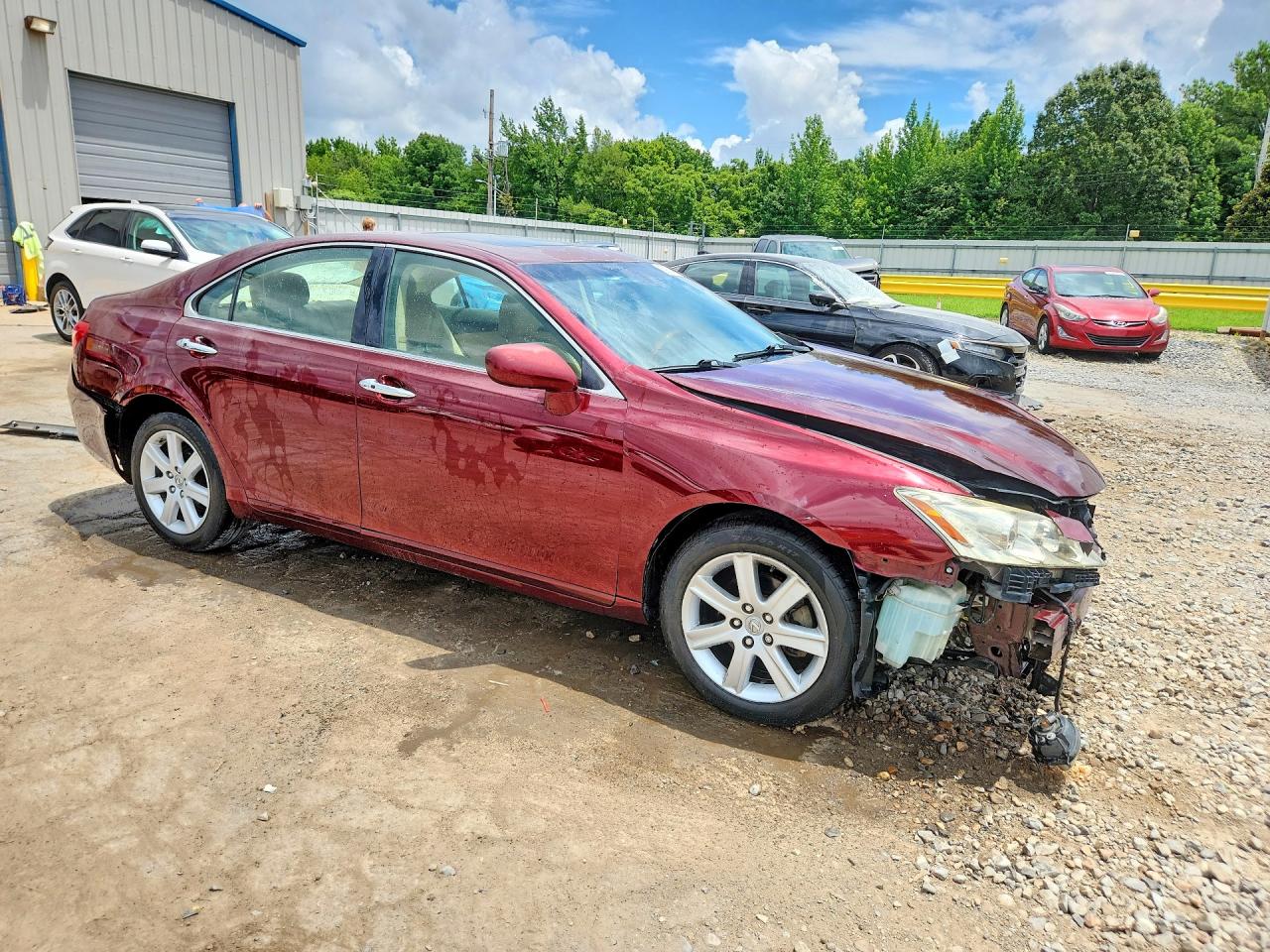 2008 Lexus Es 350 Burgundy vin: JTHBJ46G982194706