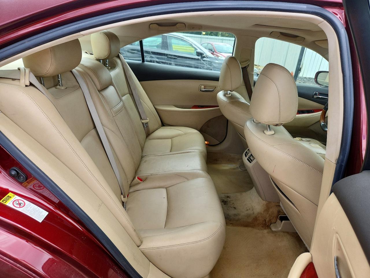2008 Lexus Es 350 Burgundy vin: JTHBJ46G982194706
