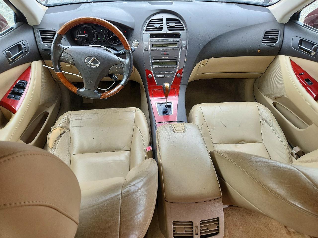 2008 Lexus Es 350 Burgundy vin: JTHBJ46G982194706