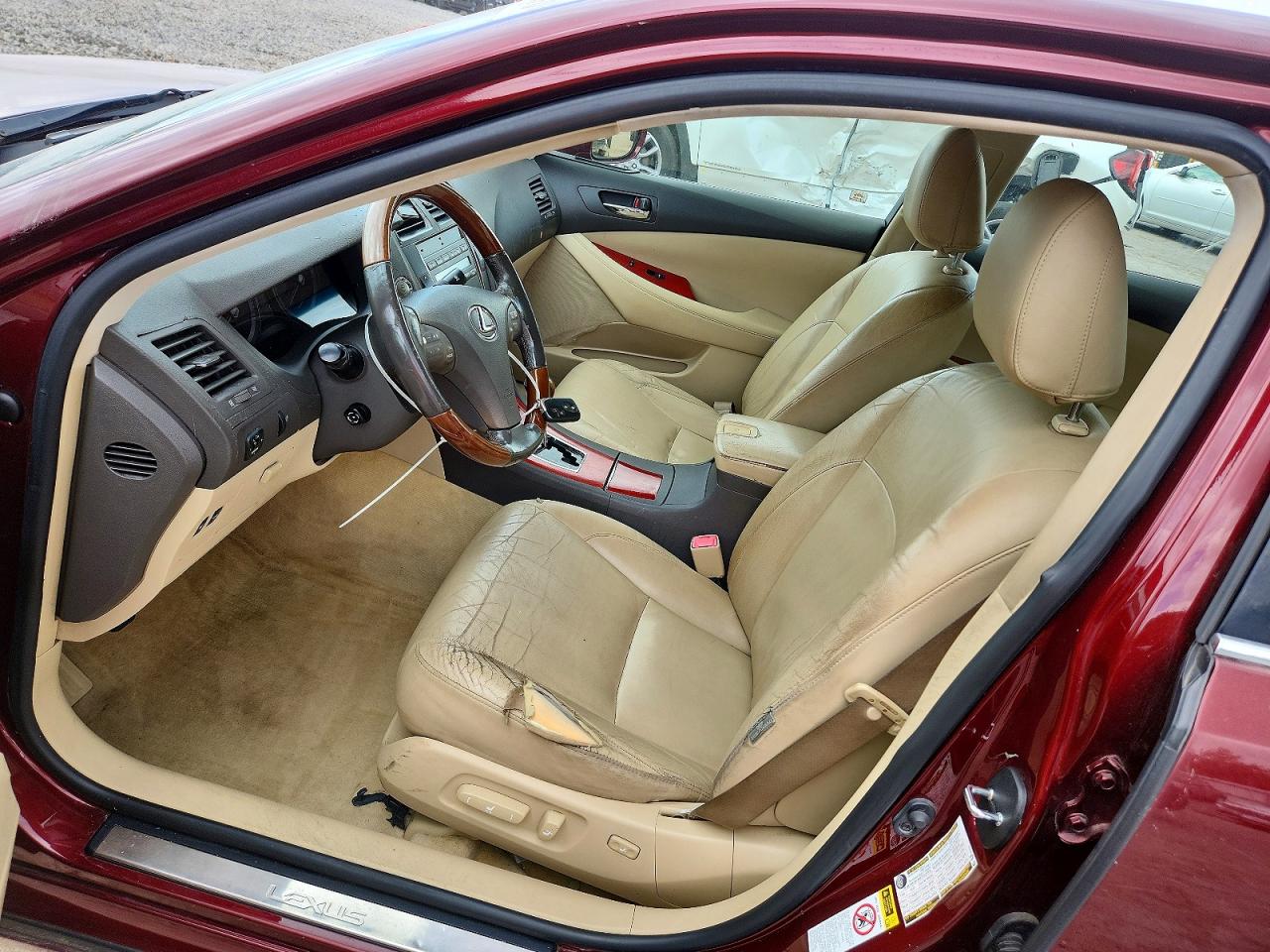 2008 Lexus Es 350 Burgundy vin: JTHBJ46G982194706