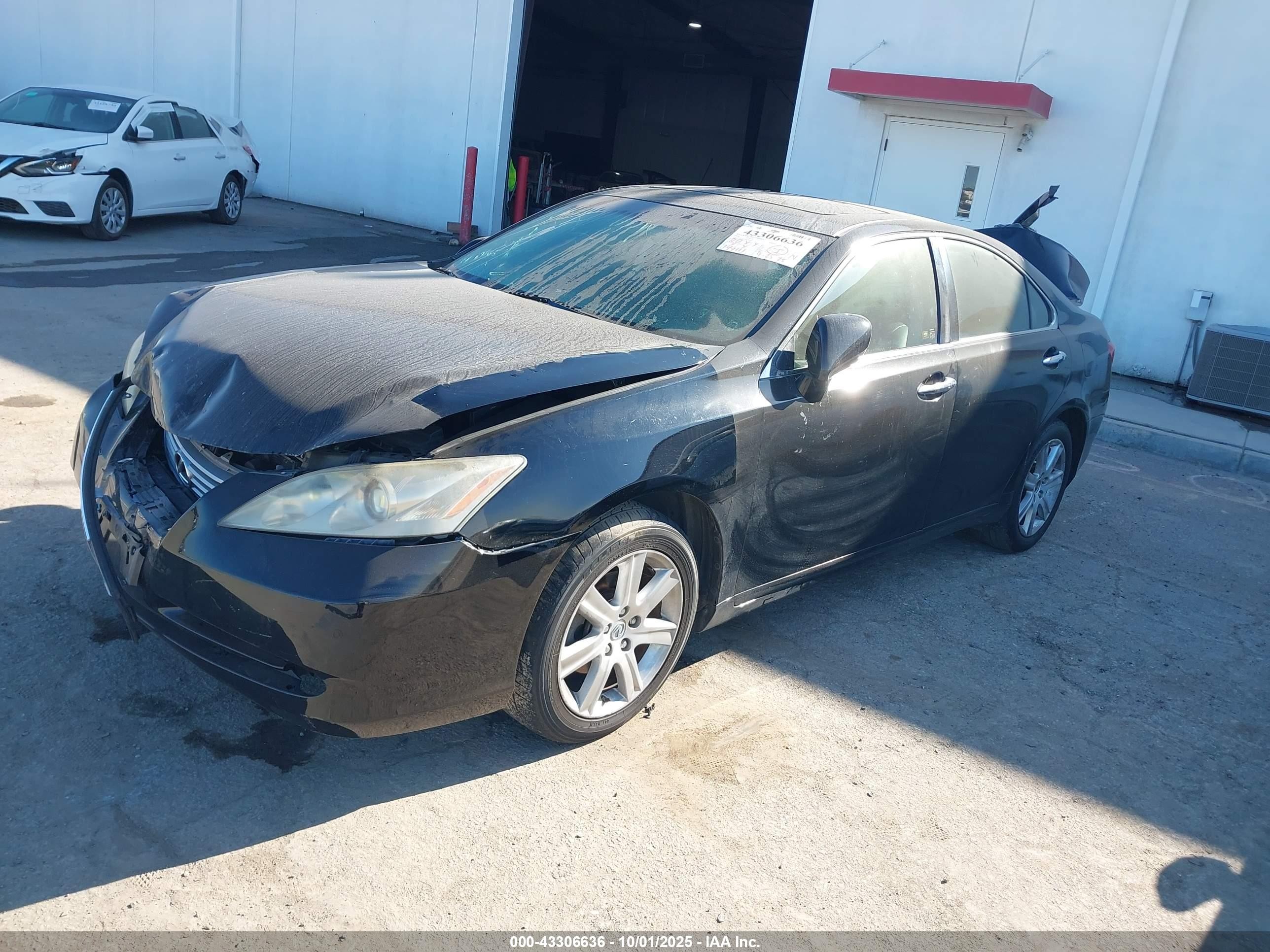 2008 Lexus Es 350   Black vin: JTHBJ46G982203503