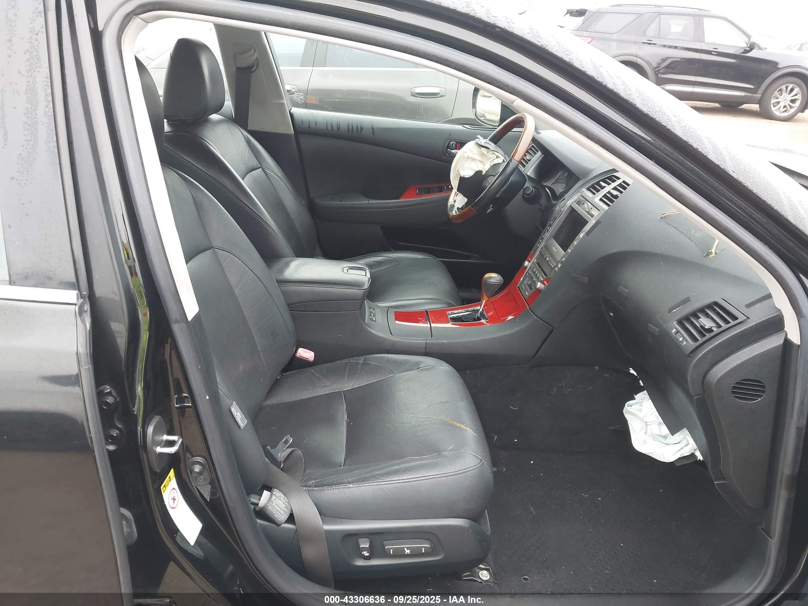 2008 Lexus Es 350   Black vin: JTHBJ46G982203503