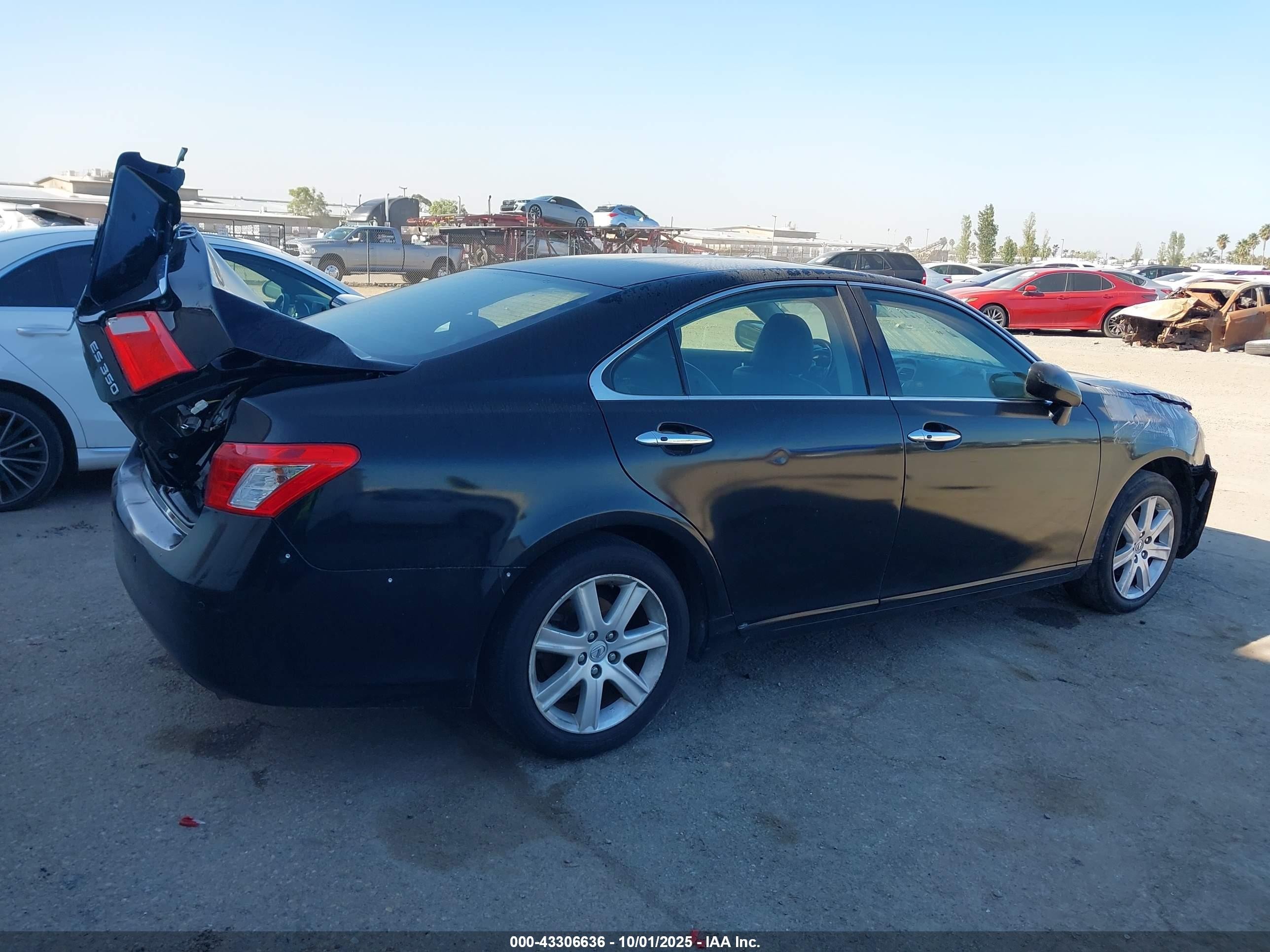 2008 Lexus Es 350   Black vin: JTHBJ46G982203503