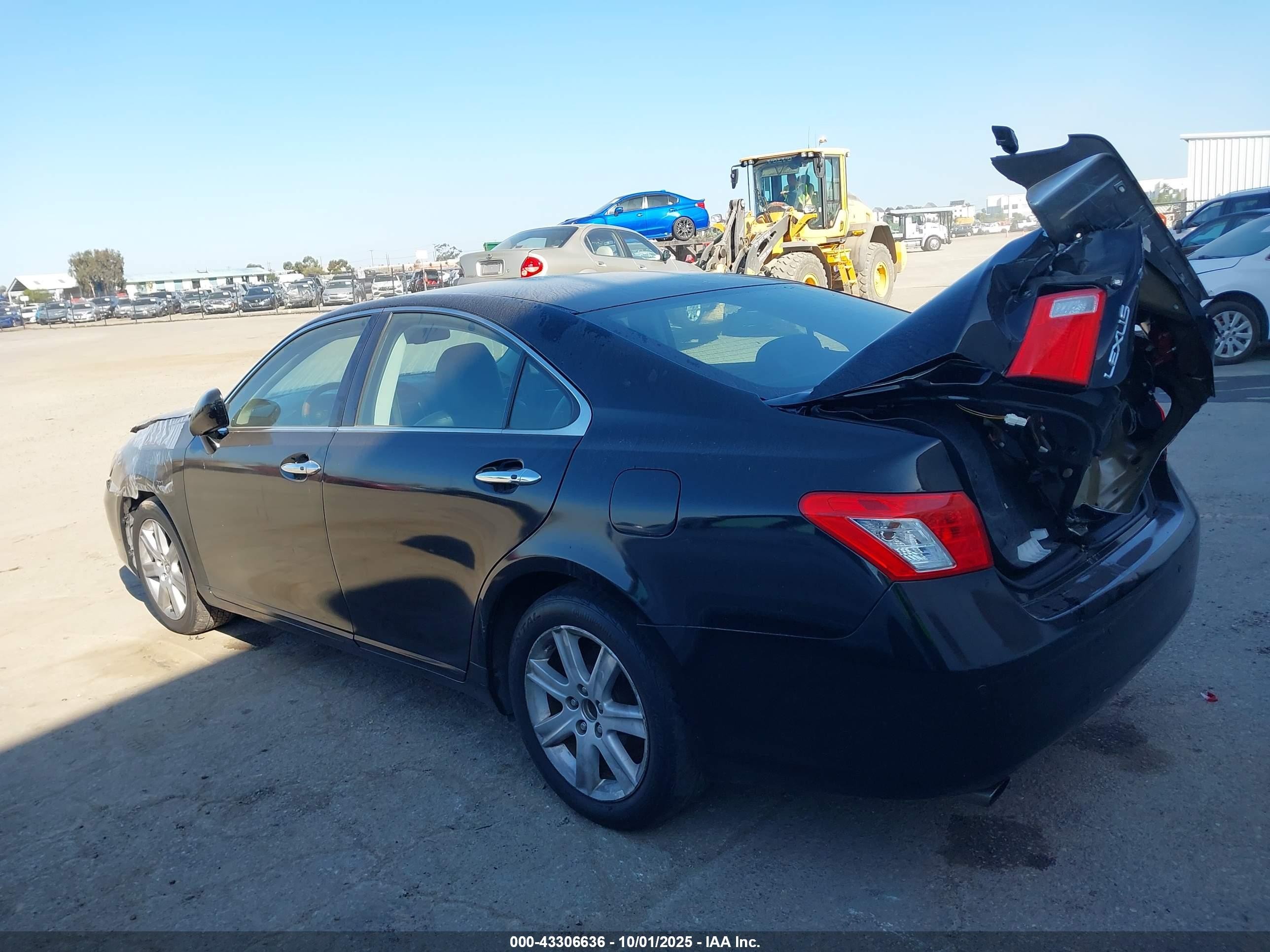 2008 Lexus Es 350   Black vin: JTHBJ46G982203503