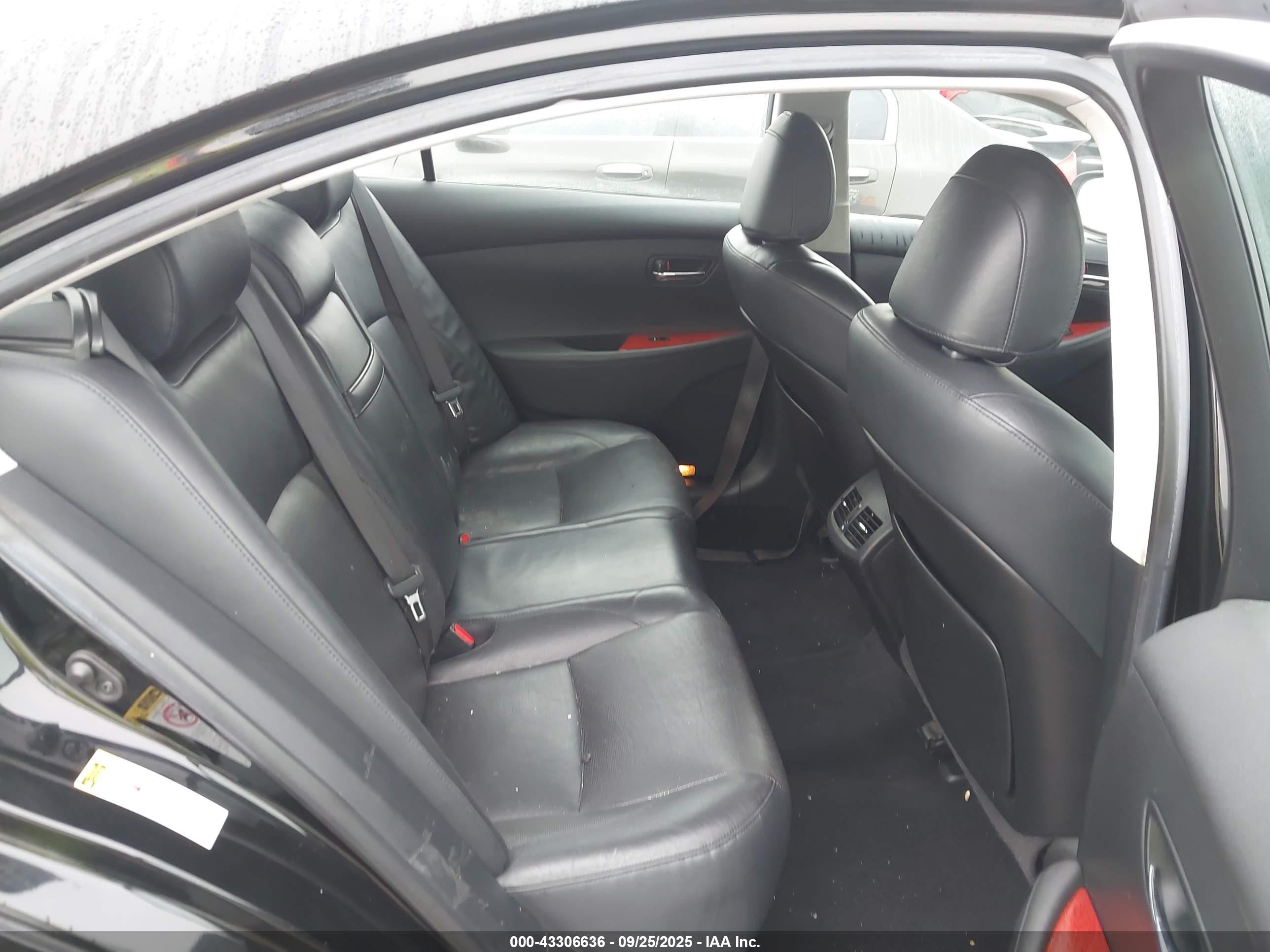 2008 Lexus Es 350   Black vin: JTHBJ46G982203503
