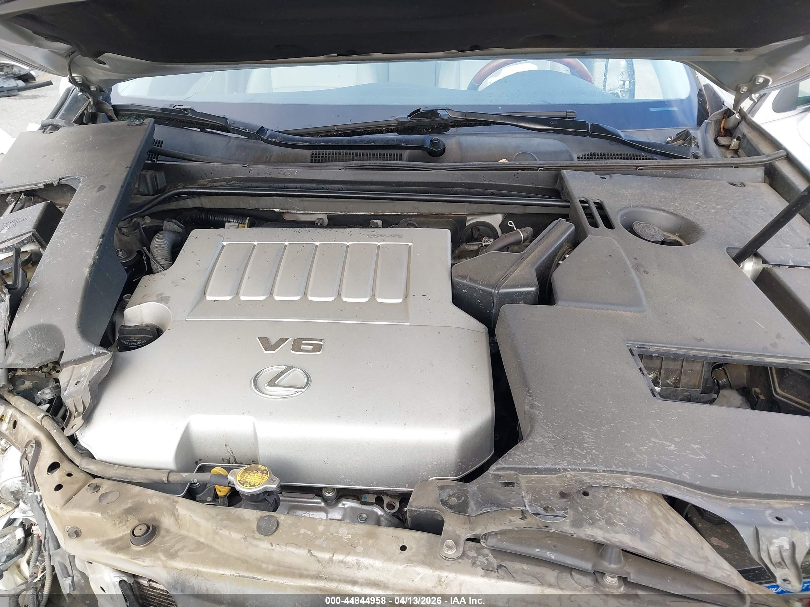 2008 Lexus Es 350   Серебряный vin: JTHBJ46G982215084