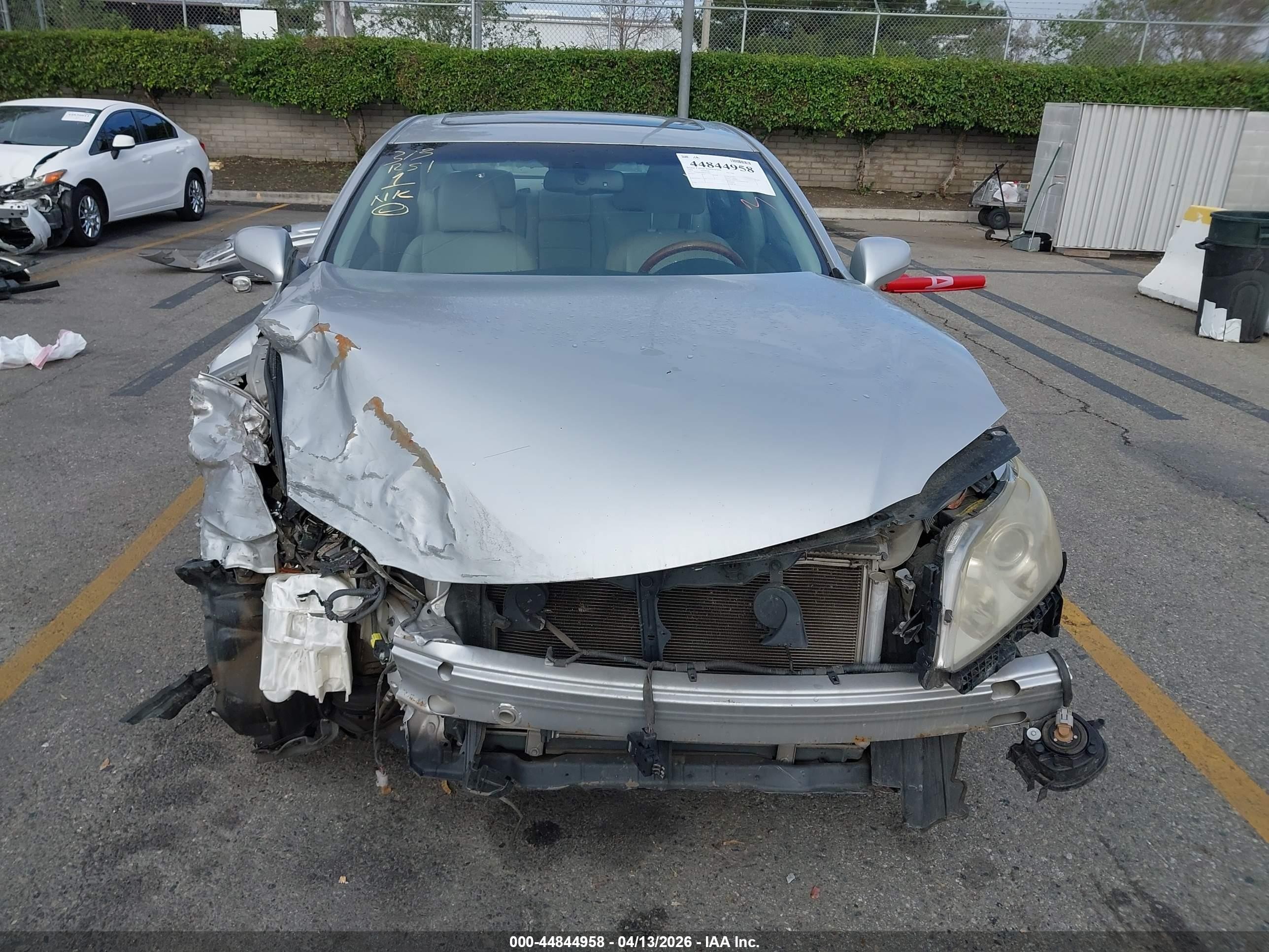 2008 Lexus Es 350   Серебряный vin: JTHBJ46G982215084