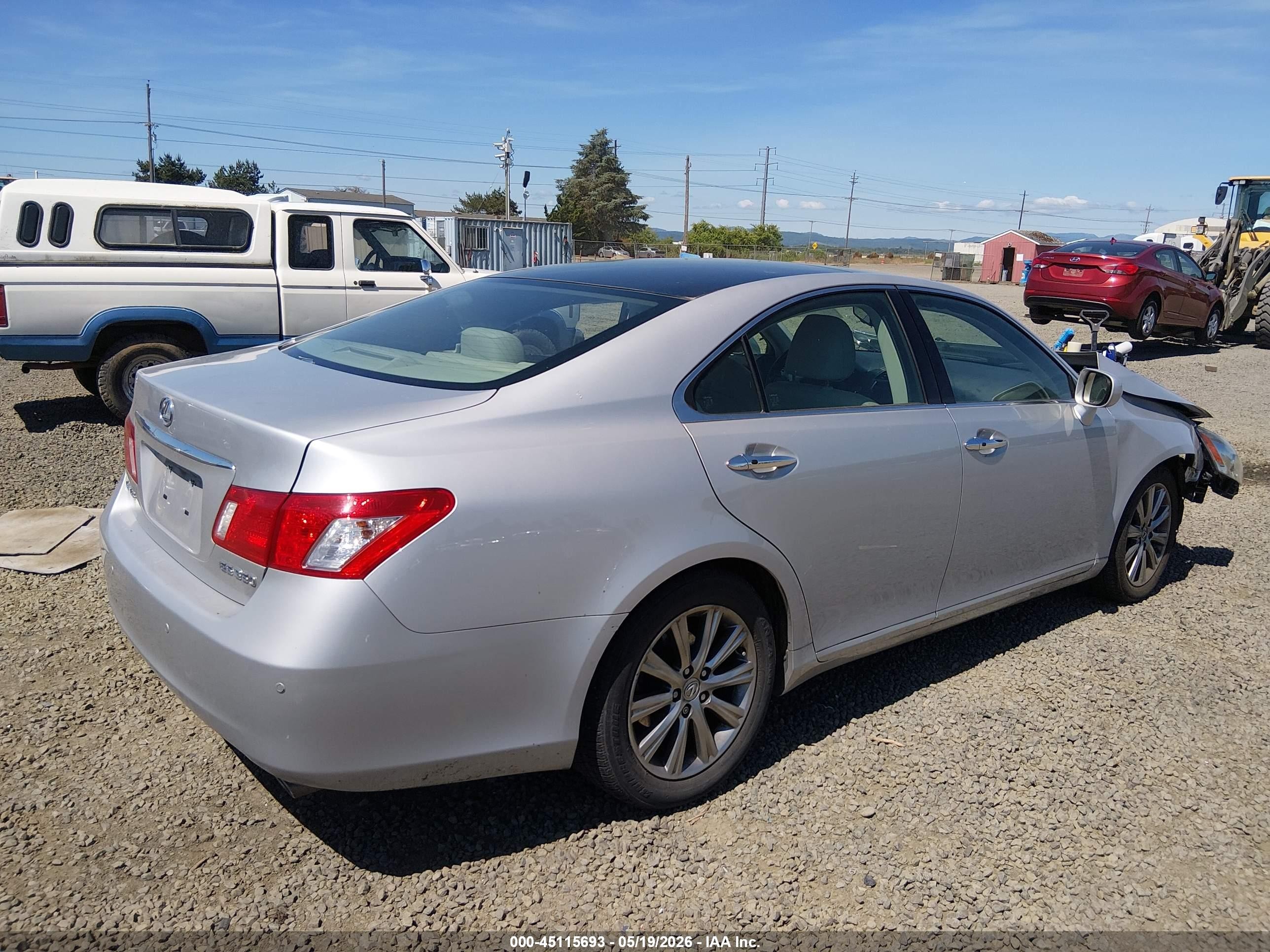 2008 Lexus Es 350   Silver vin: JTHBJ46G982223055