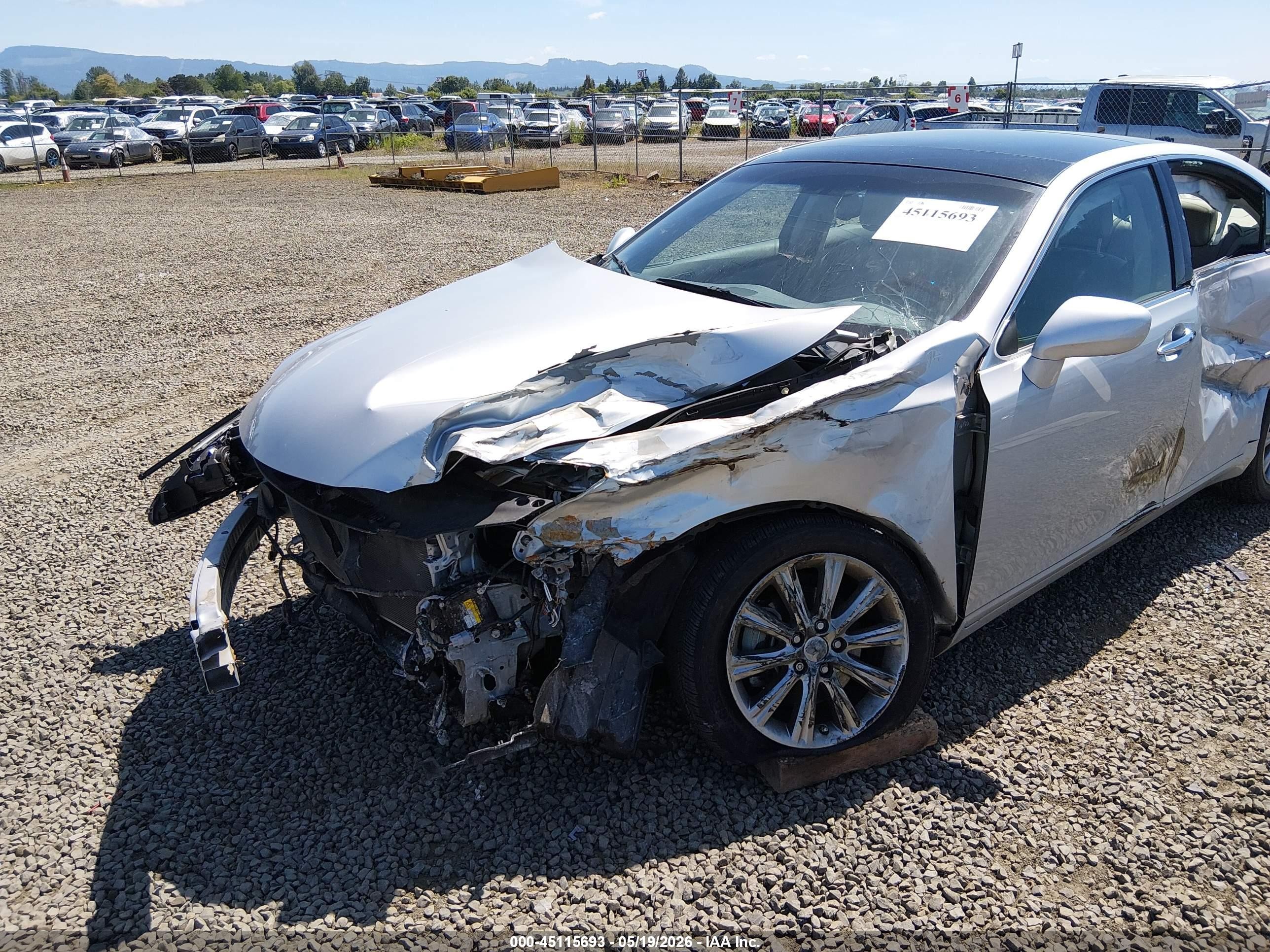 2008 Lexus Es 350   Silver vin: JTHBJ46G982223055
