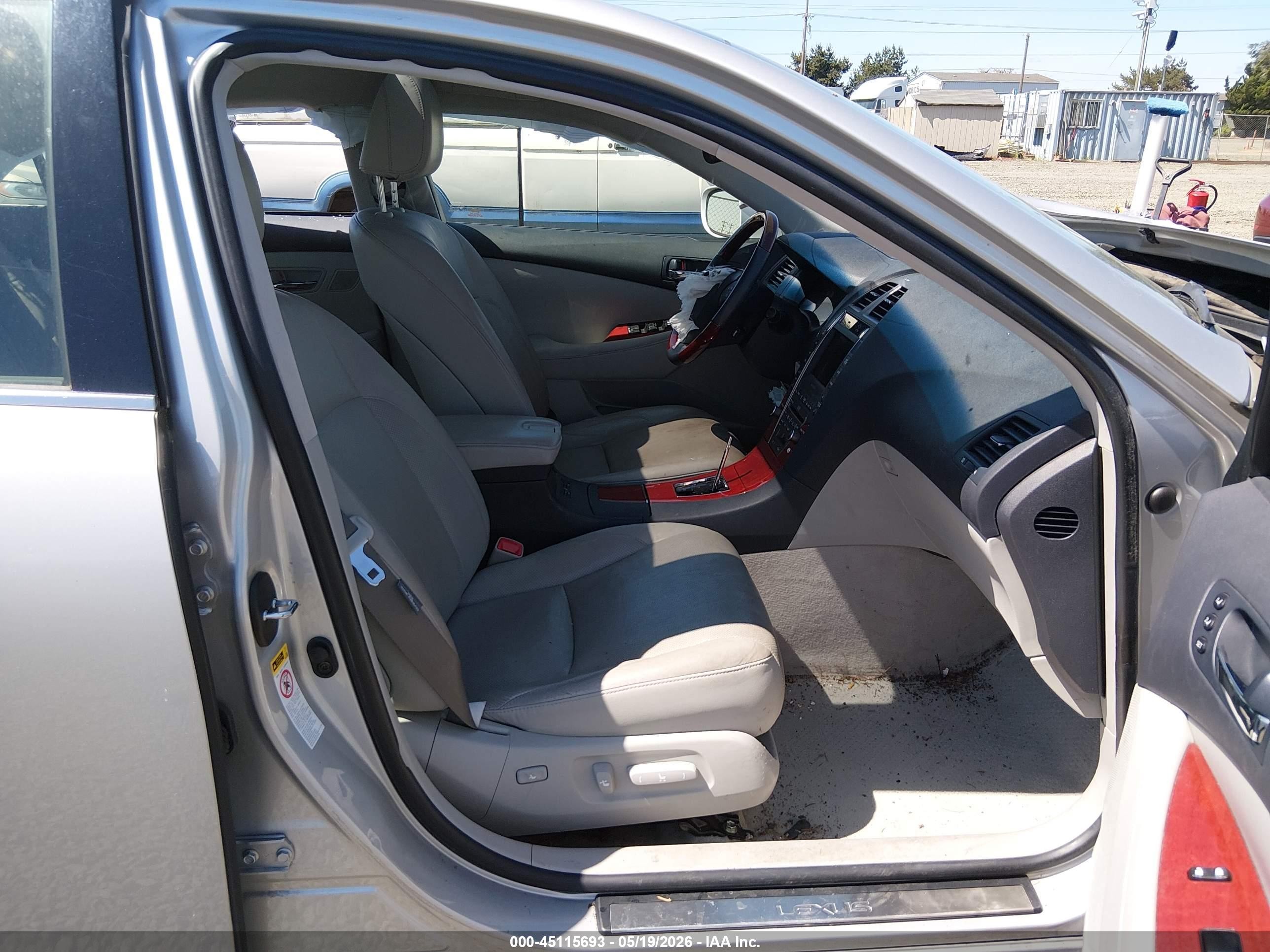 2008 Lexus Es 350   Silver vin: JTHBJ46G982223055