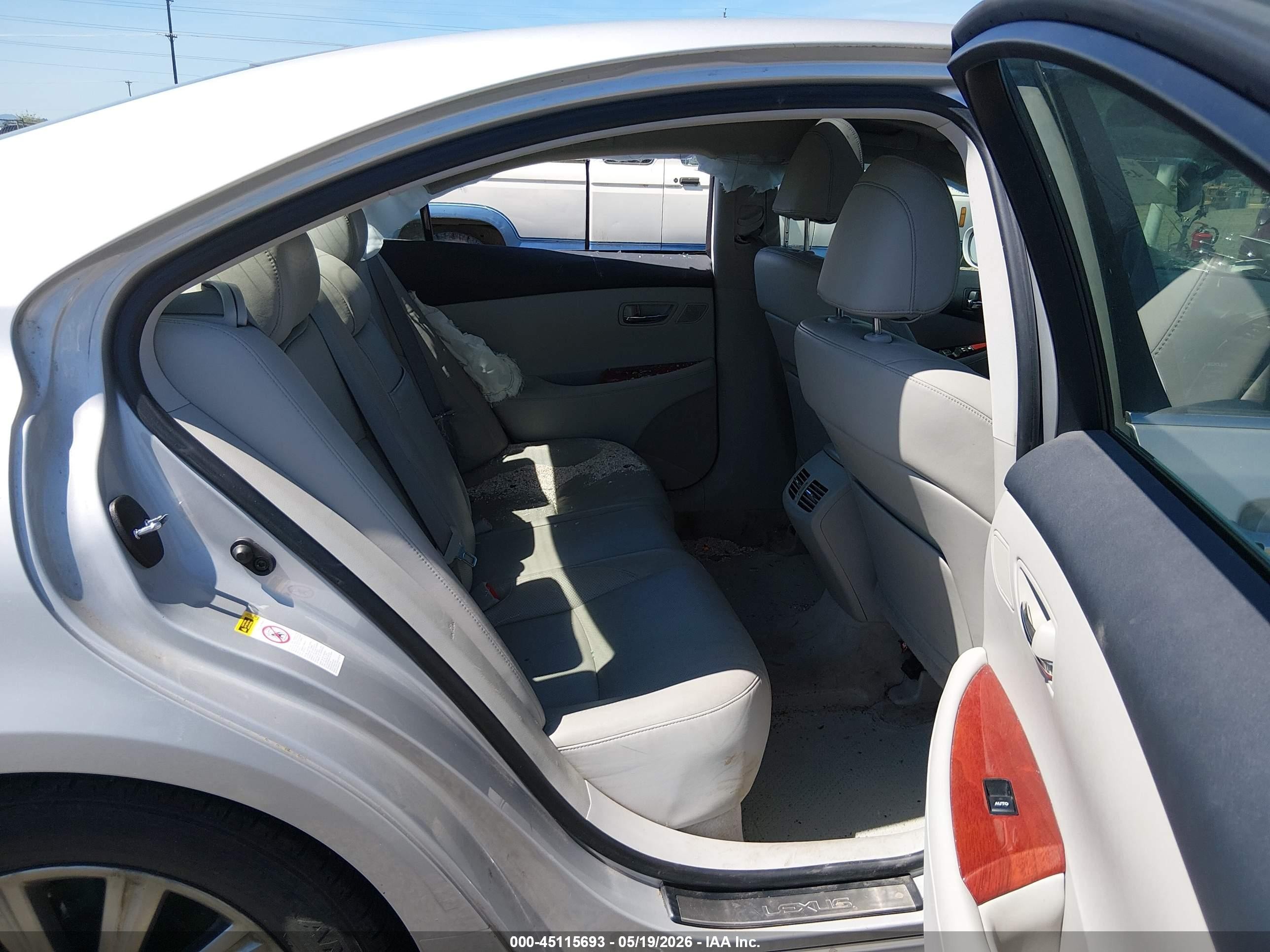 2008 Lexus Es 350   Silver vin: JTHBJ46G982223055