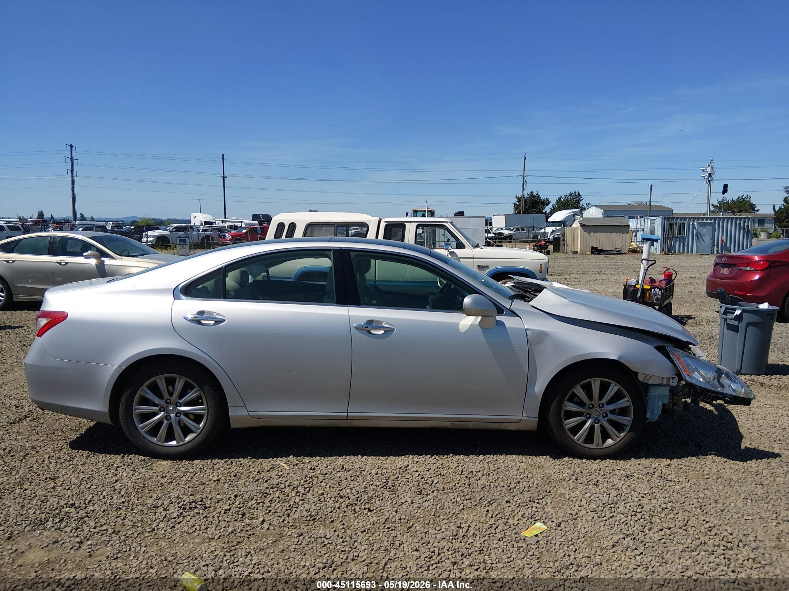 2008 Lexus Es 350   Silver vin: JTHBJ46G982223055