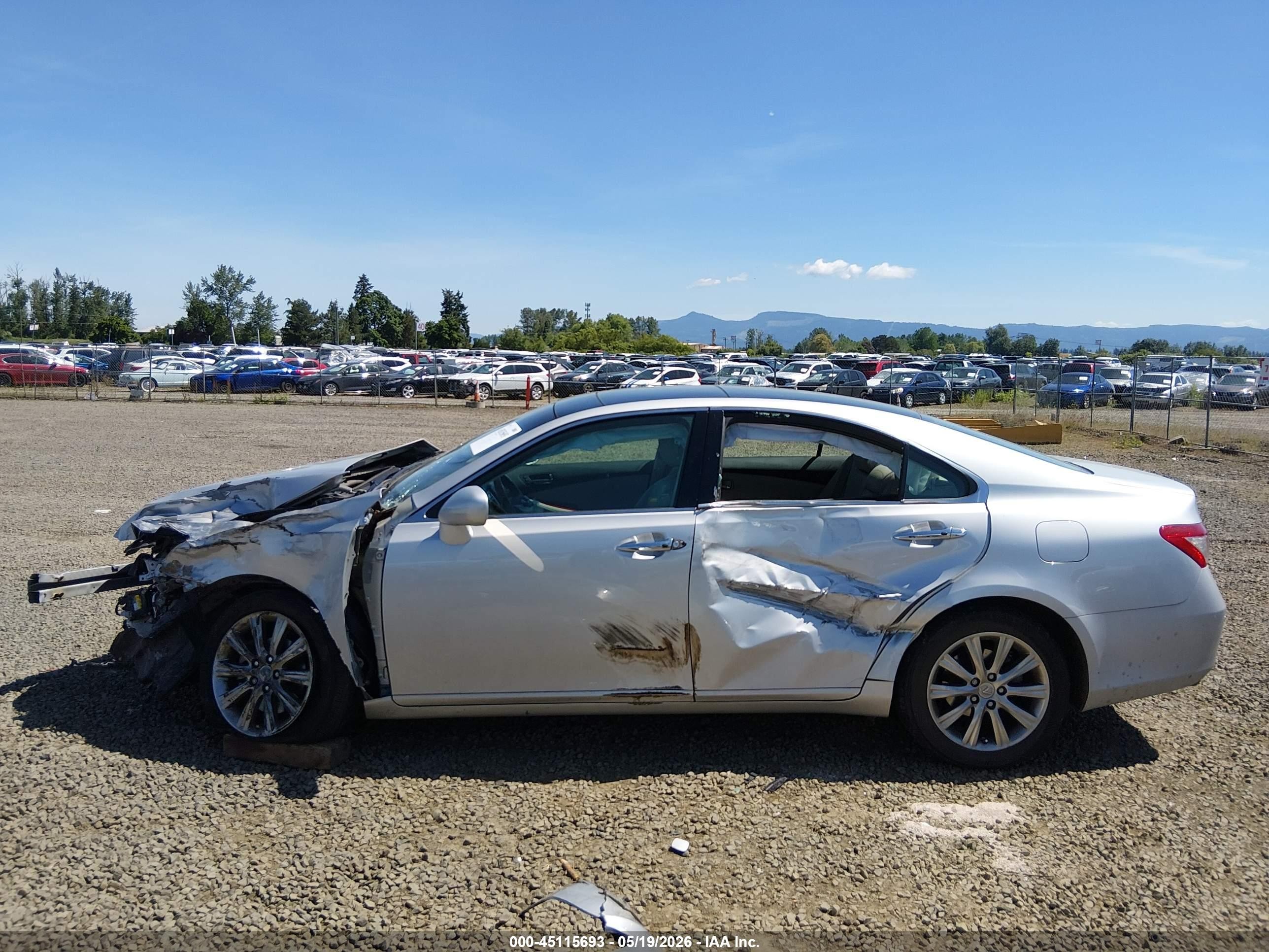 2008 Lexus Es 350   Silver vin: JTHBJ46G982223055
