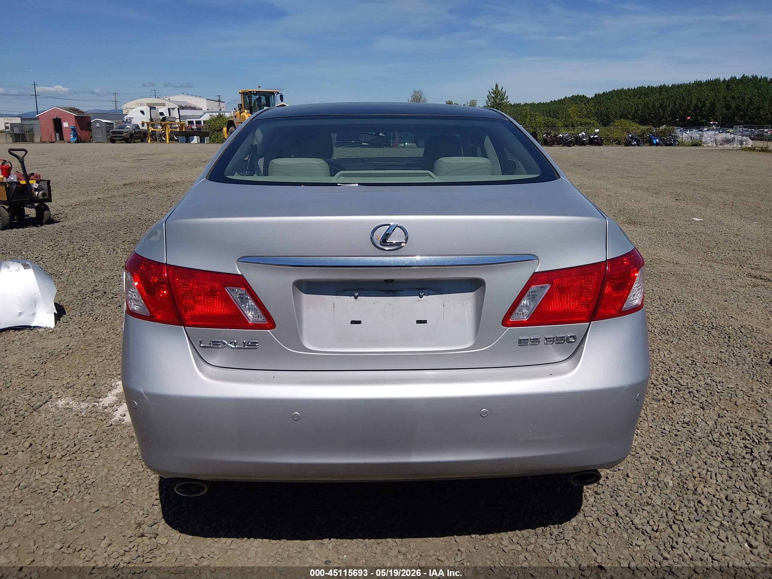 2008 Lexus Es 350   Silver vin: JTHBJ46G982223055
