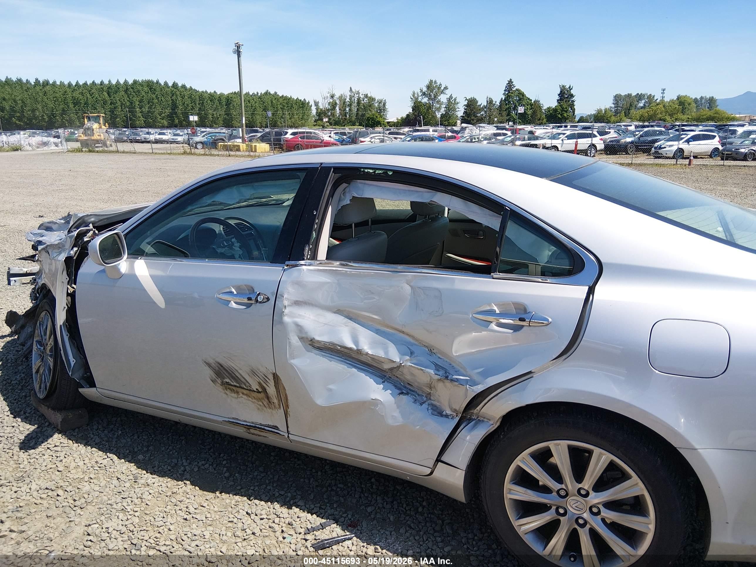 2008 Lexus Es 350   Silver vin: JTHBJ46G982223055