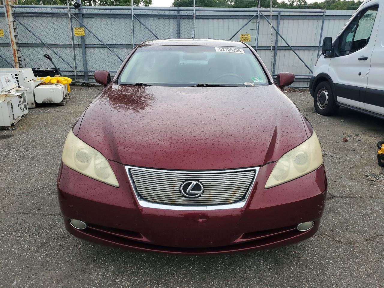 2008 Lexus Es 350 Red vin: JTHBJ46G982224299