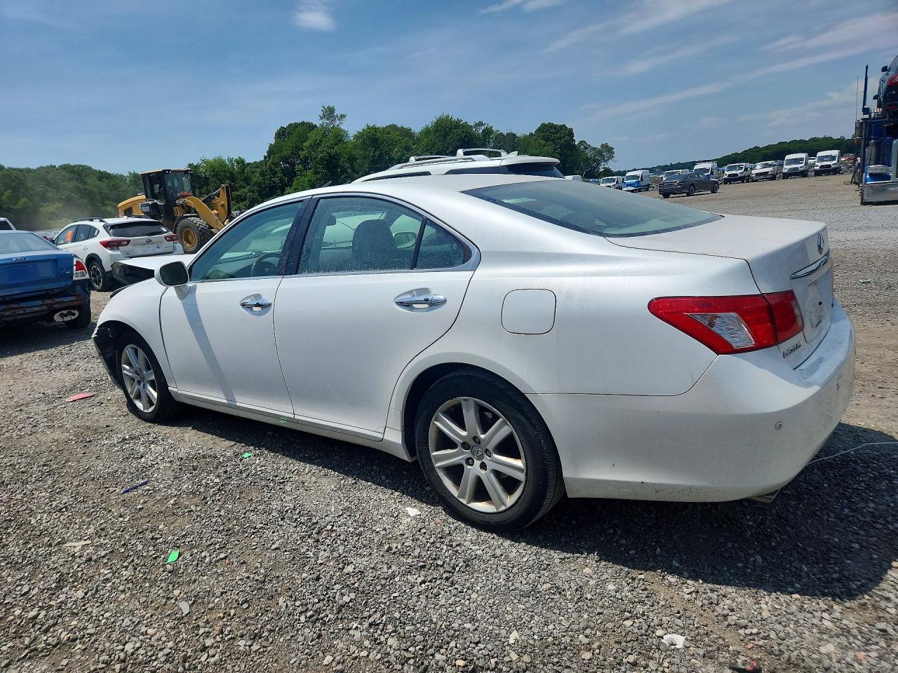 2008 Lexus Es 350 White vin: JTHBJ46G982224481