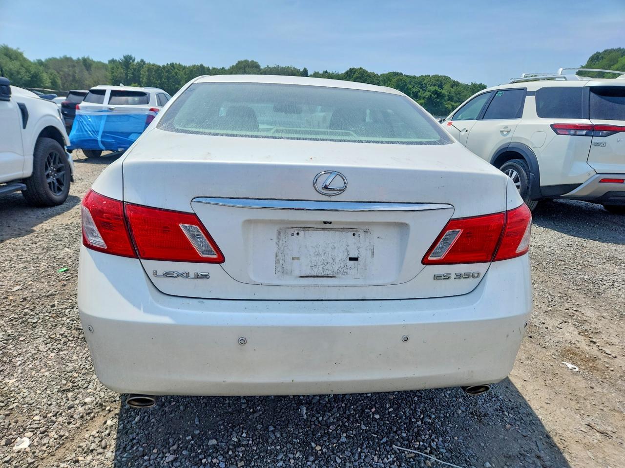 2008 Lexus Es 350 White vin: JTHBJ46G982224481