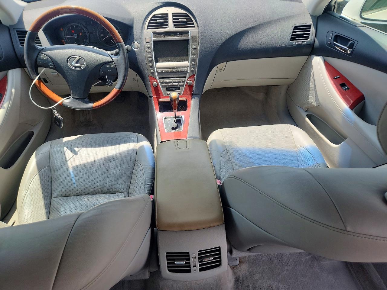 2008 Lexus Es 350 White vin: JTHBJ46G982224481