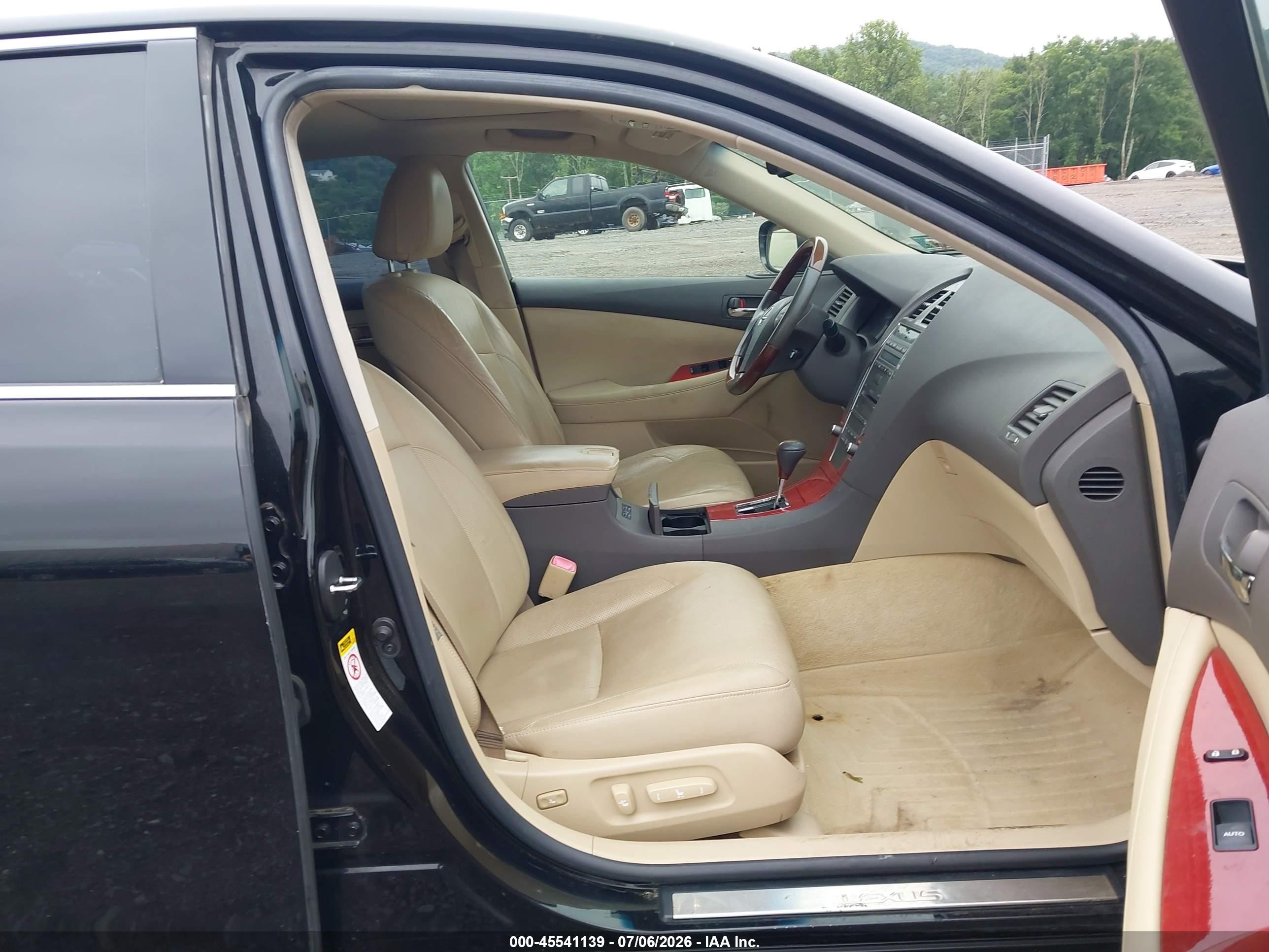 2008 Lexus Es 350   Черный vin: JTHBJ46G982225016