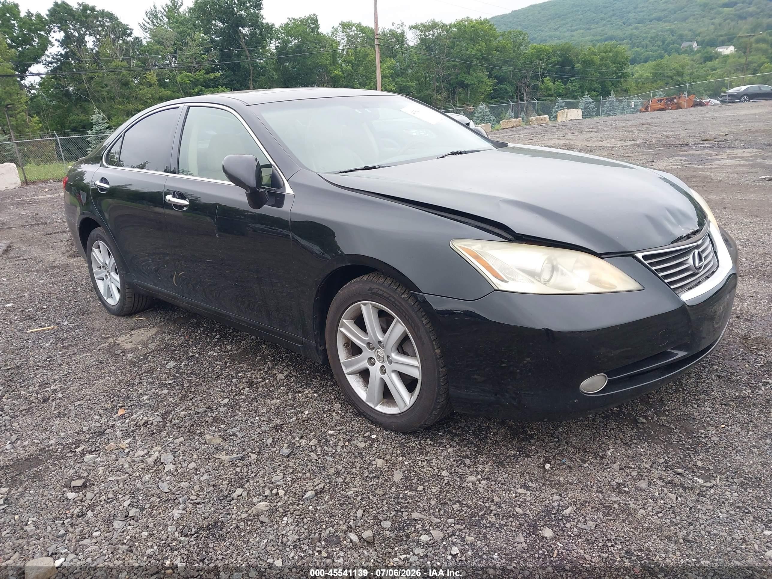 2008 Lexus Es 350   Черный vin: JTHBJ46G982225016