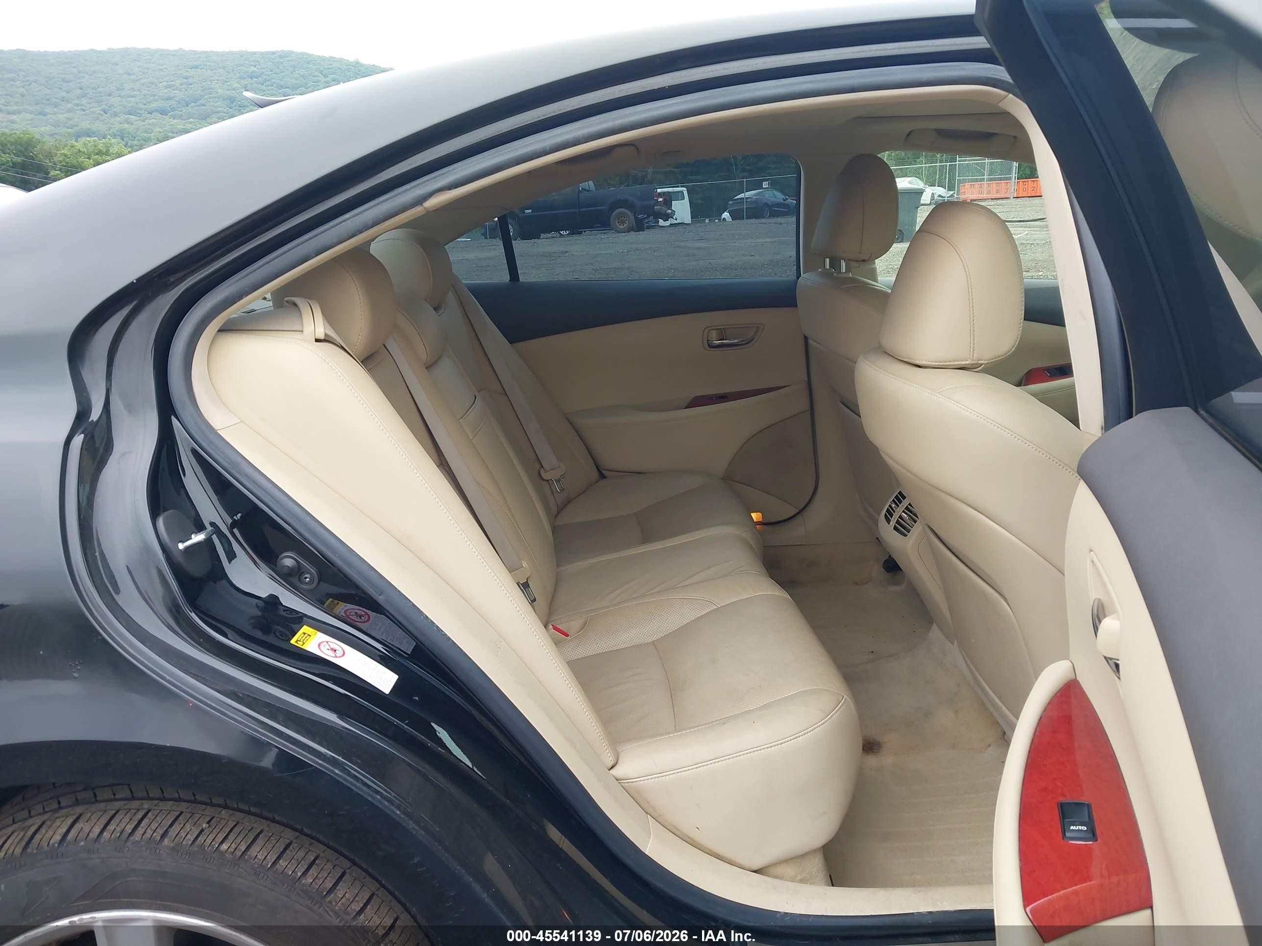 2008 Lexus Es 350   Черный vin: JTHBJ46G982225016