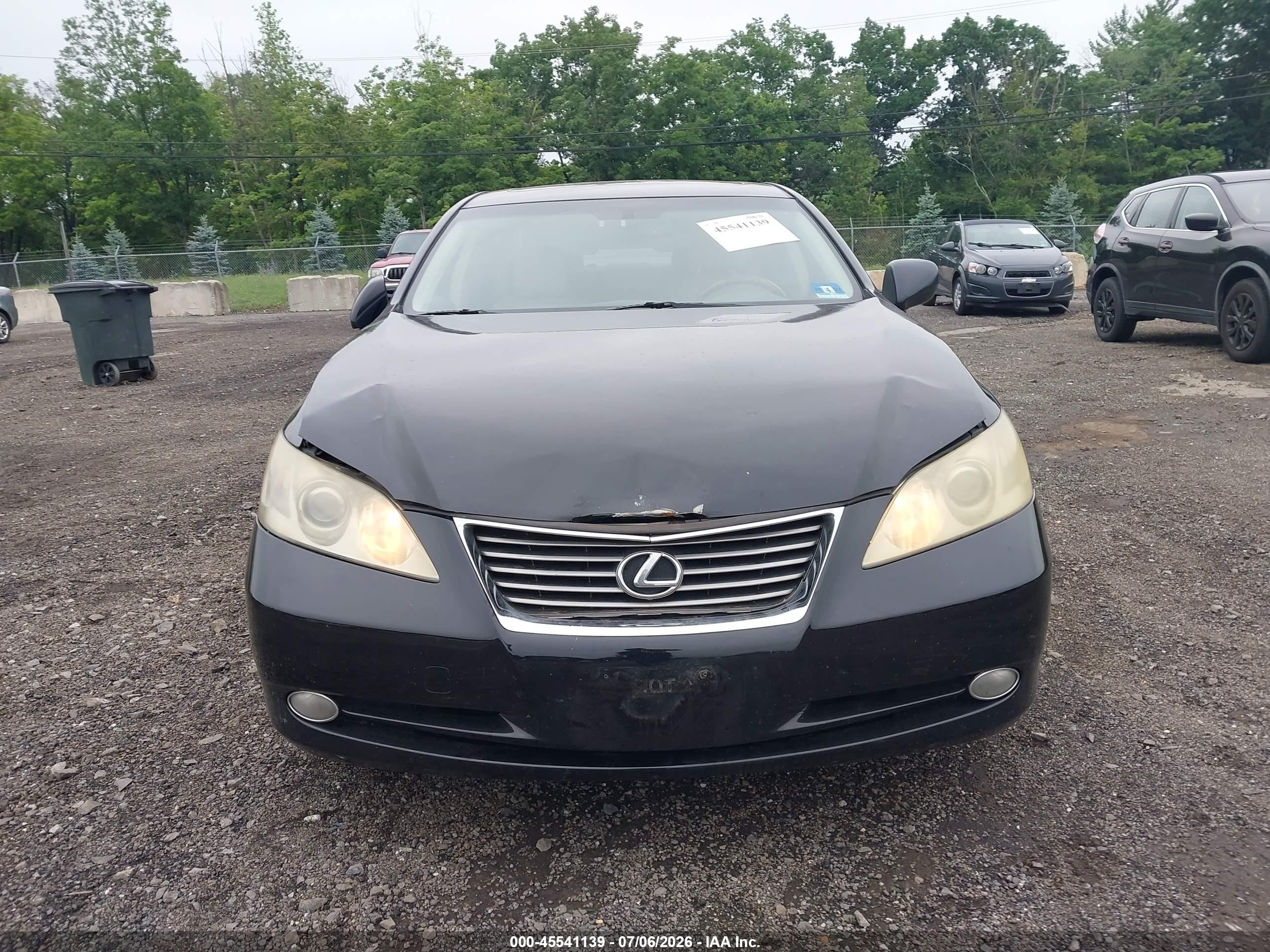 2008 Lexus Es 350   Черный vin: JTHBJ46G982225016