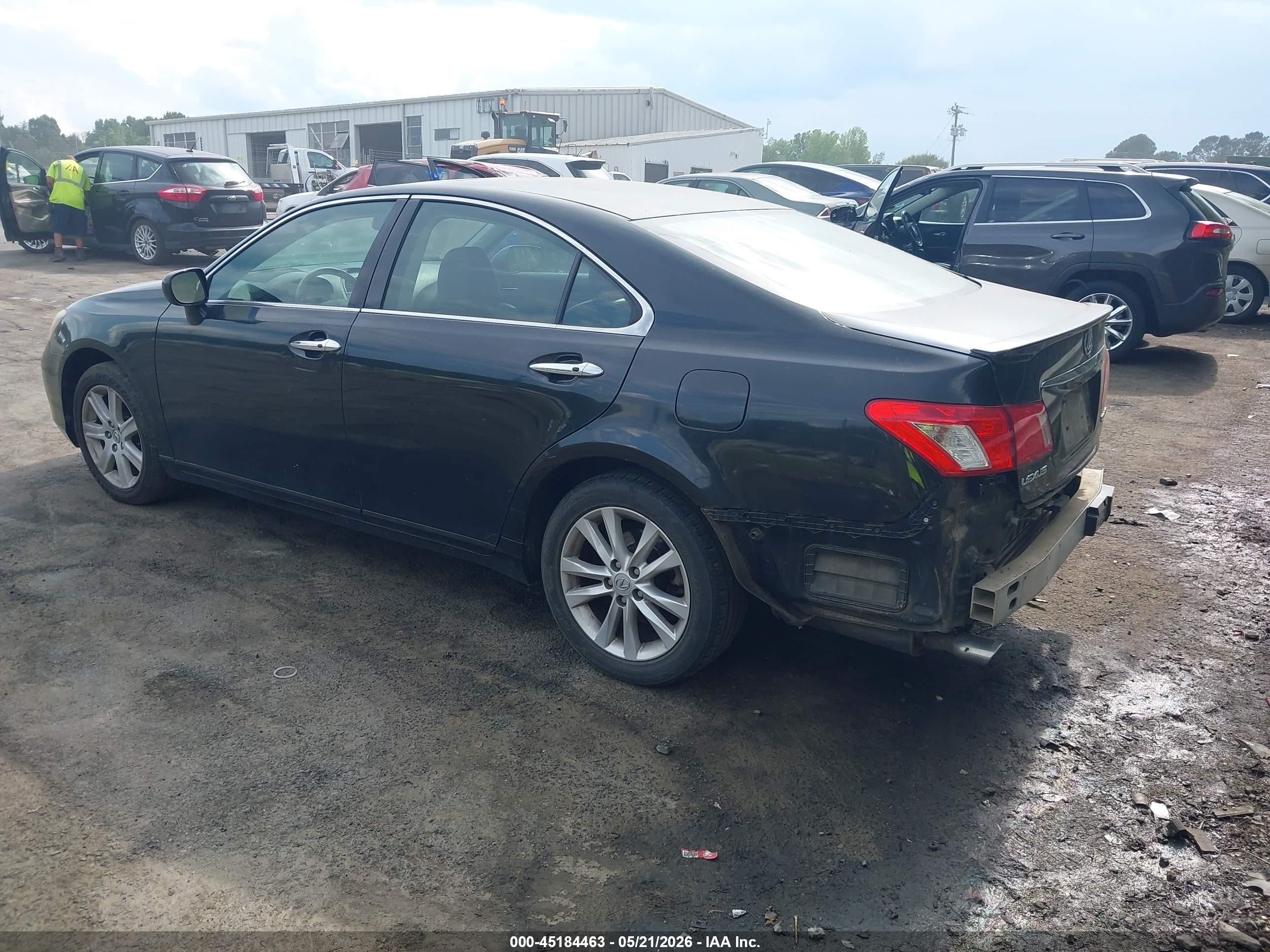 2008 Lexus Es 350   Black vin: JTHBJ46G982225386