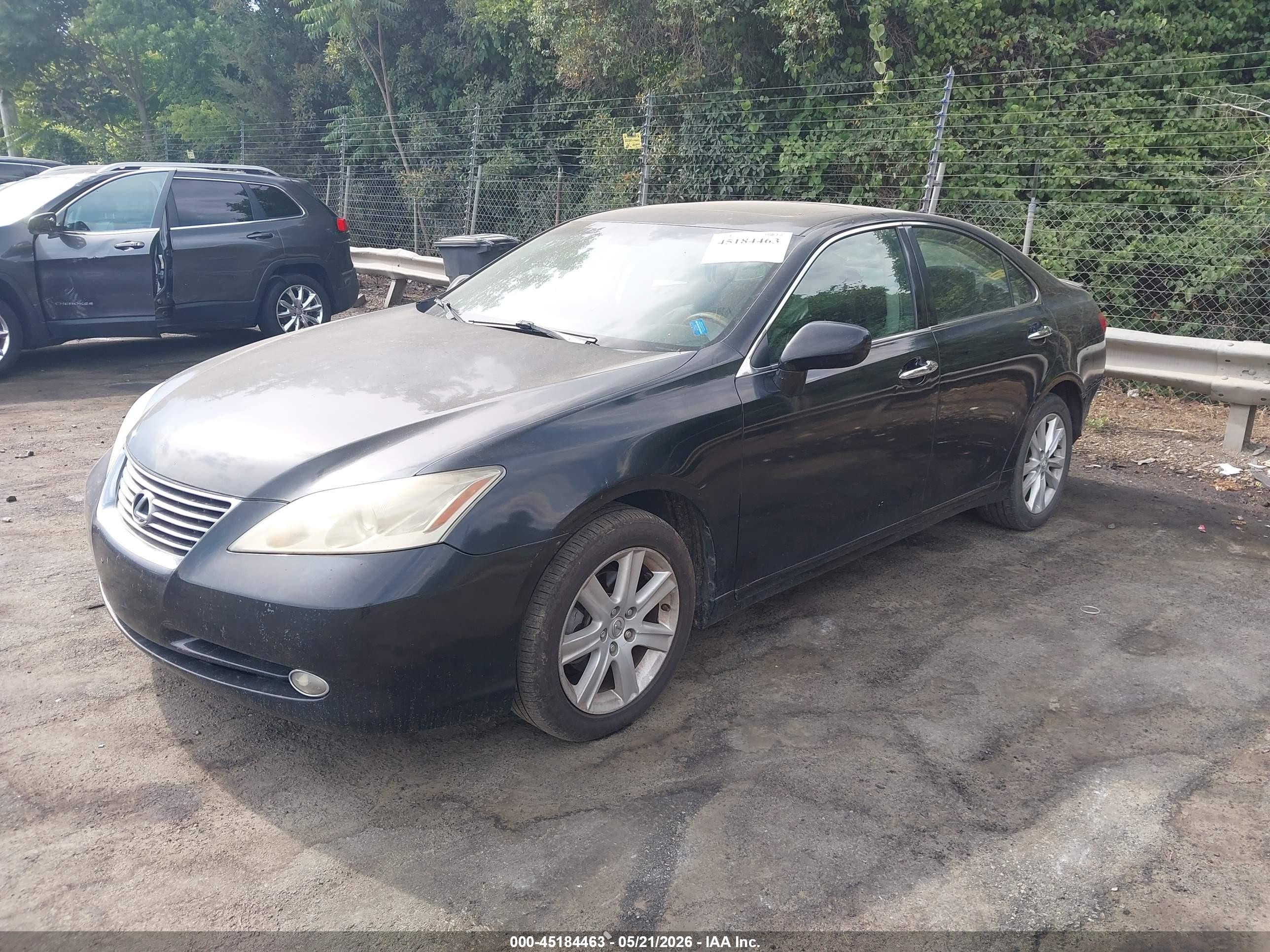 2008 Lexus Es 350   Black vin: JTHBJ46G982225386