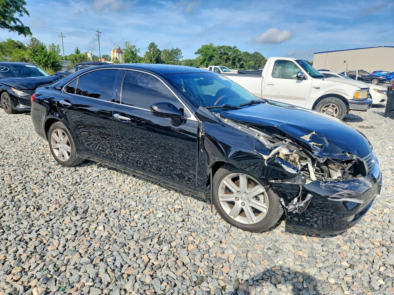 2008 Lexus Es 350 Black vin: JTHBJ46G982228093