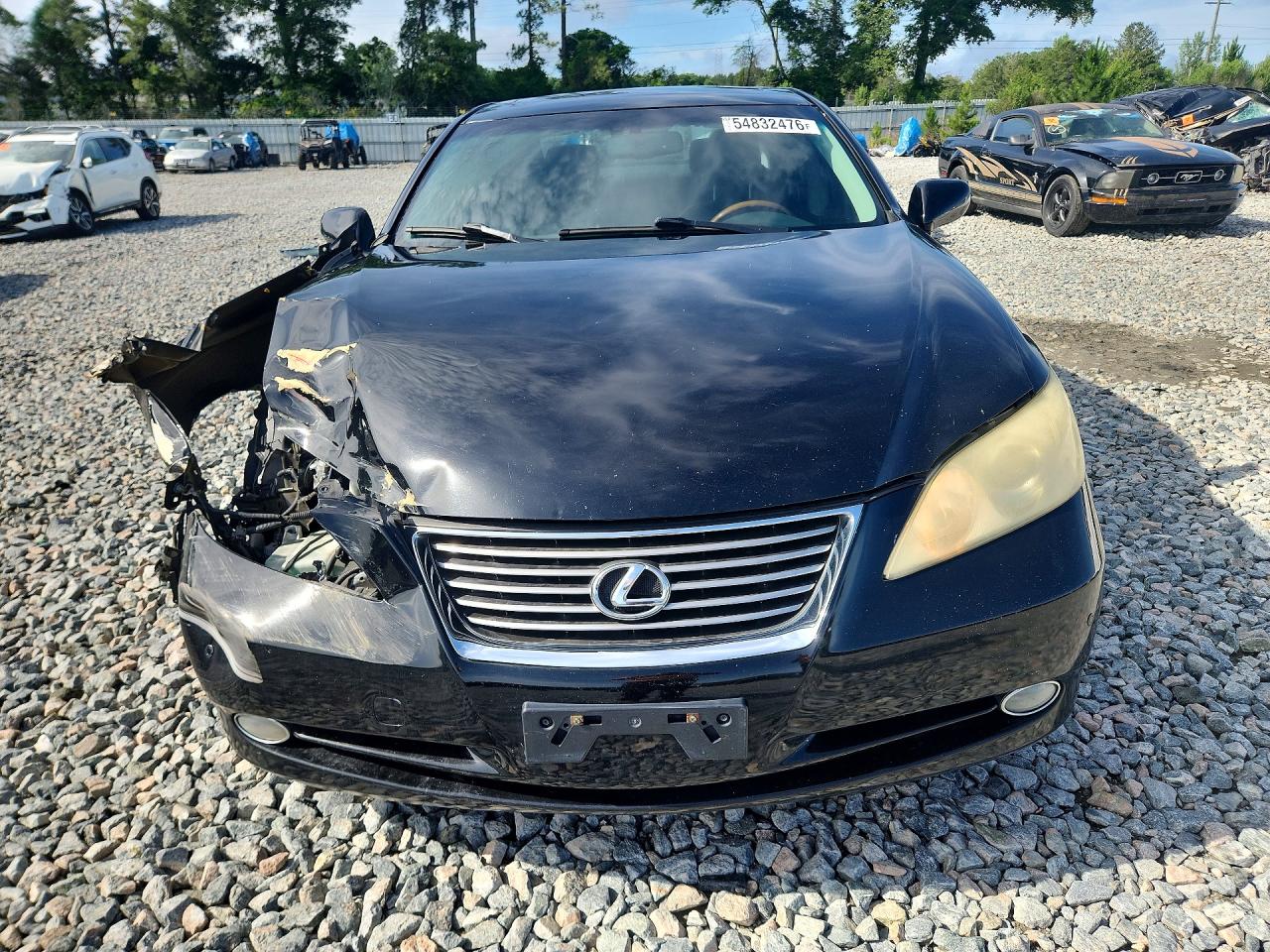 2008 Lexus Es 350 Black vin: JTHBJ46G982228093
