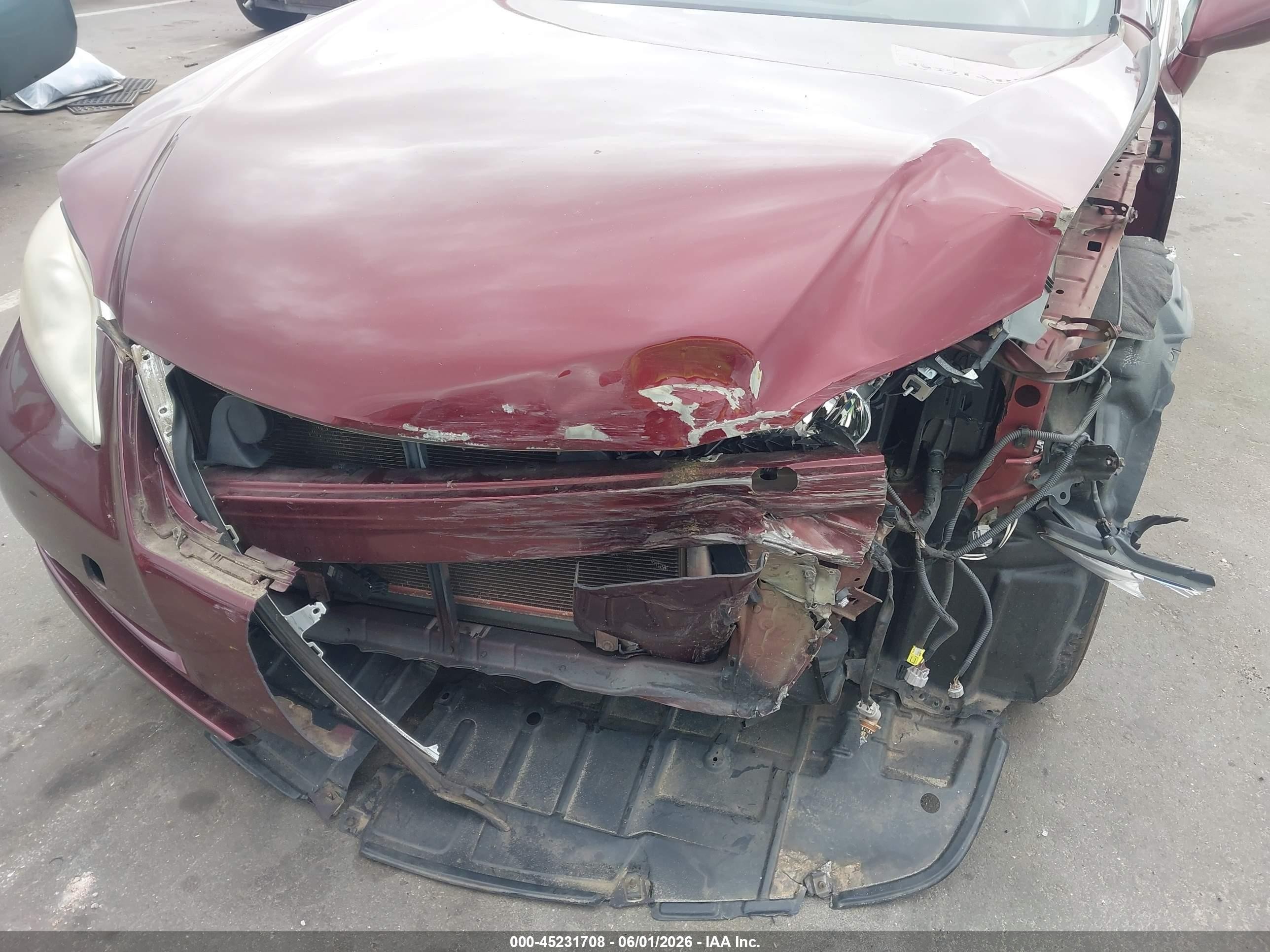 2008 Lexus Es 350   Maroon vin: JTHBJ46G982237425