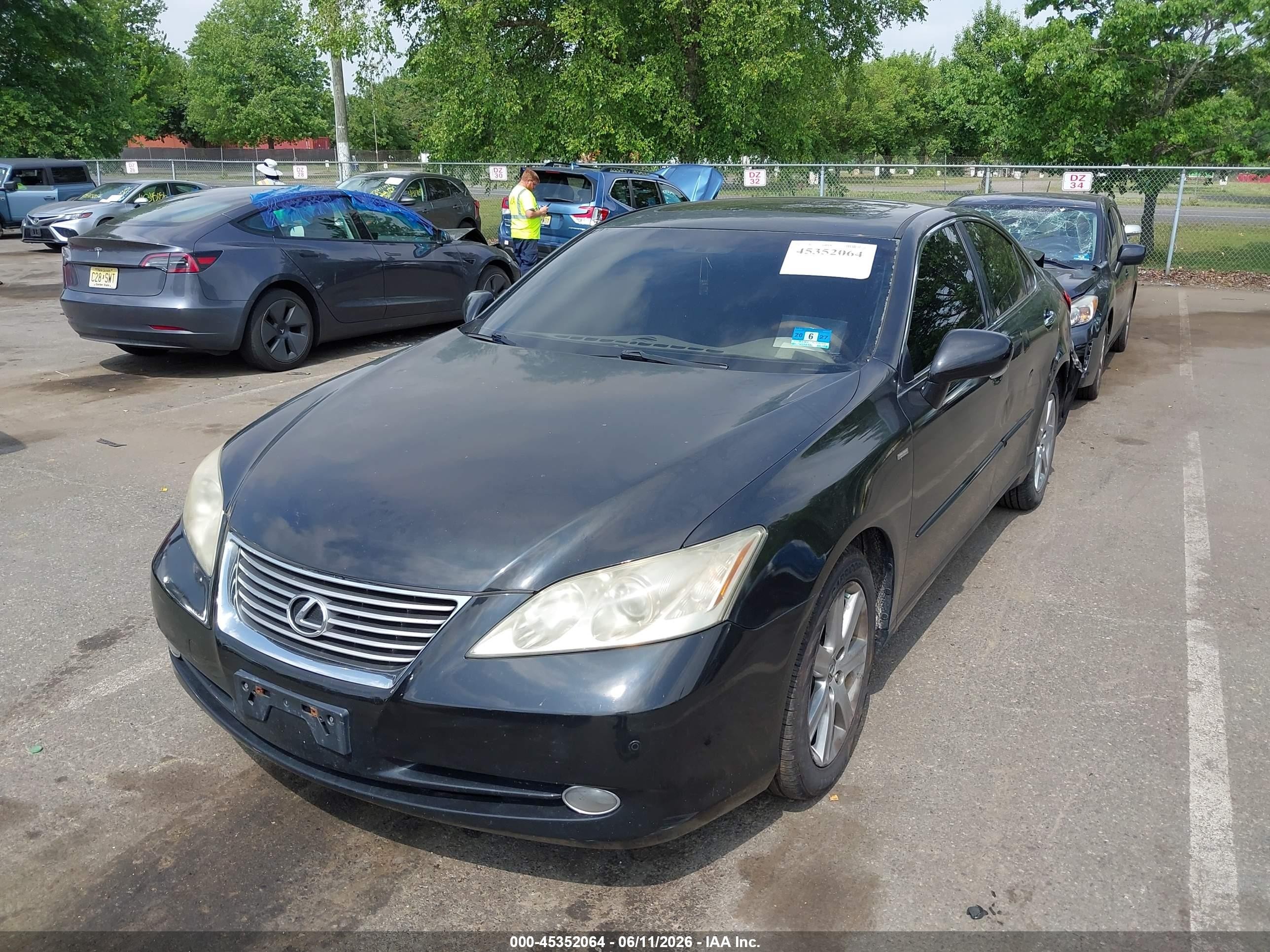 2008 Lexus Es 350   Gray vin: JTHBJ46G982245072