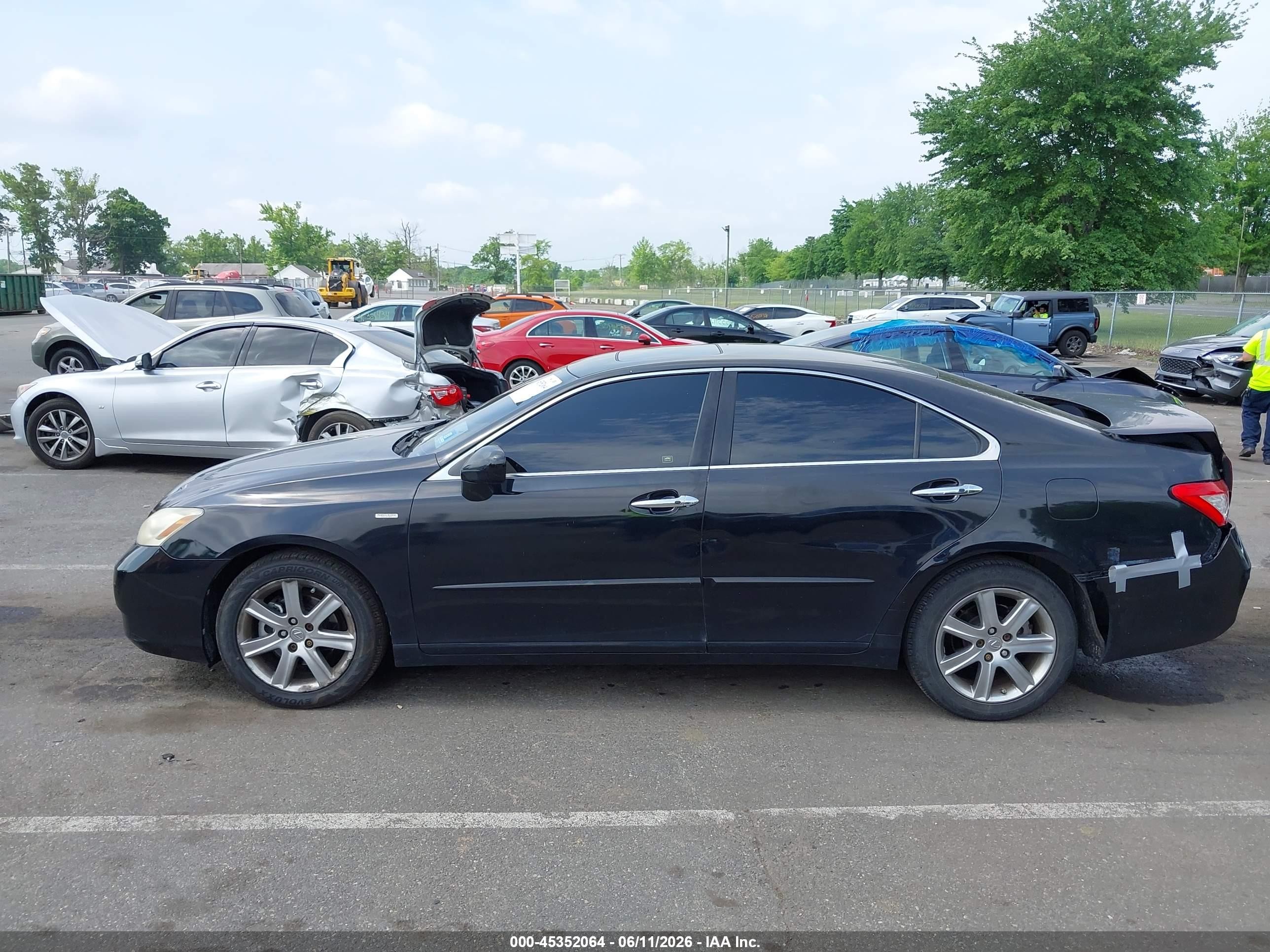 2008 Lexus Es 350   Gray vin: JTHBJ46G982245072