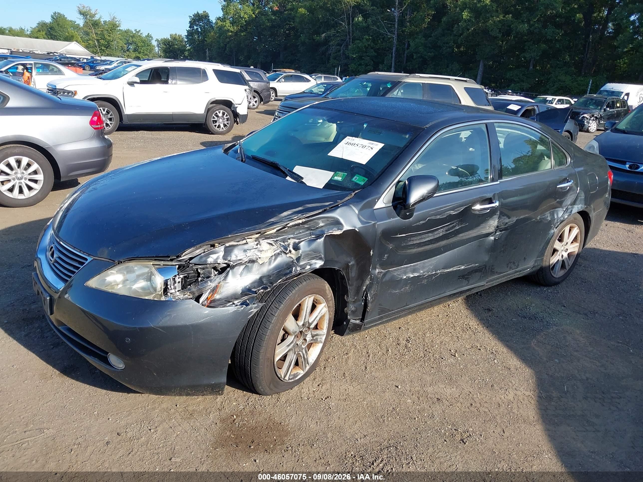 2008 Lexus Es 350   Gray vin: JTHBJ46G982255746