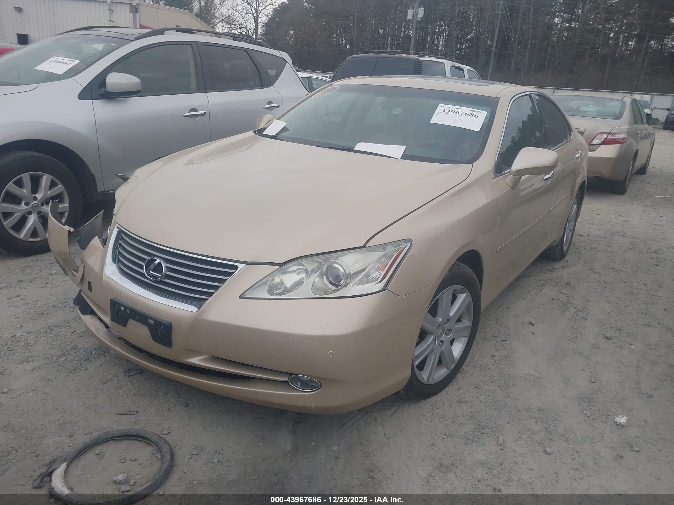 2008 Lexus Es 350   Gold vin: JTHBJ46G982266049