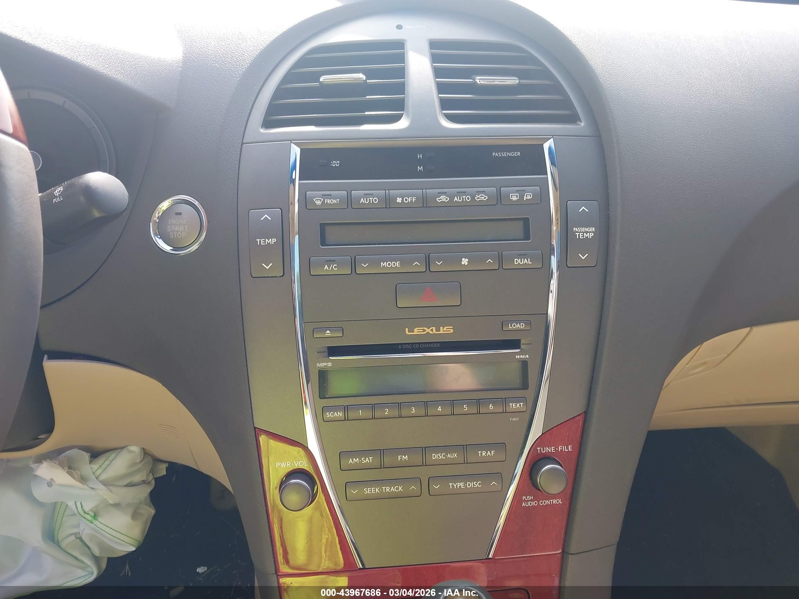 2008 Lexus Es 350   Gold vin: JTHBJ46G982266049