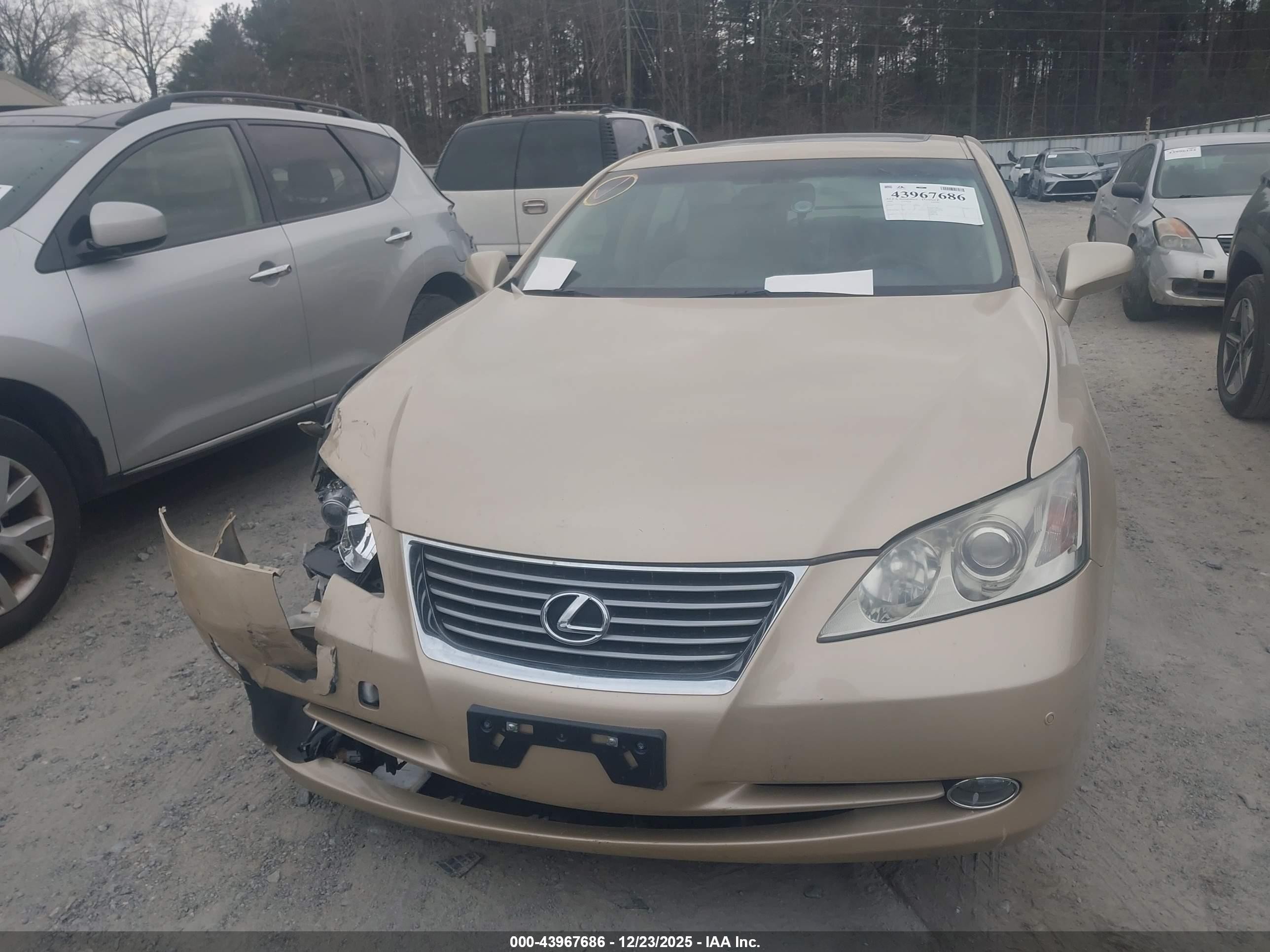 2008 Lexus Es 350   Gold vin: JTHBJ46G982266049