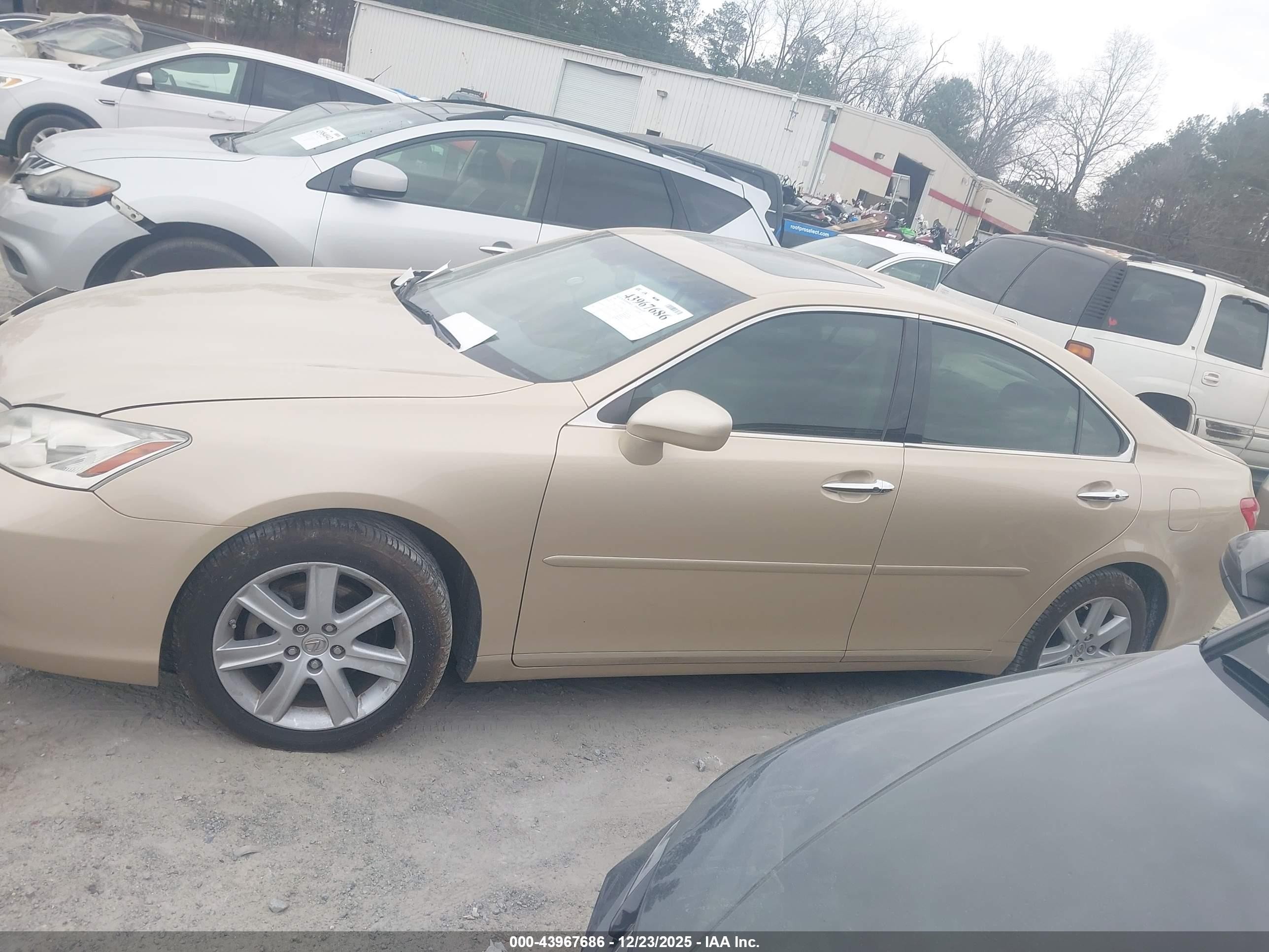 2008 Lexus Es 350   Gold vin: JTHBJ46G982266049