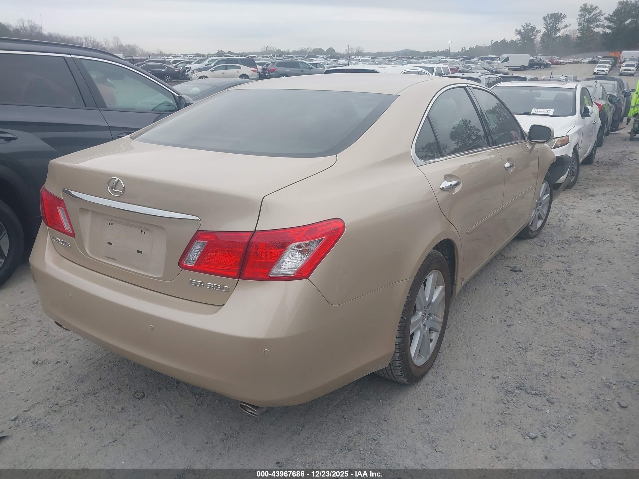 2008 Lexus Es 350   Gold vin: JTHBJ46G982266049